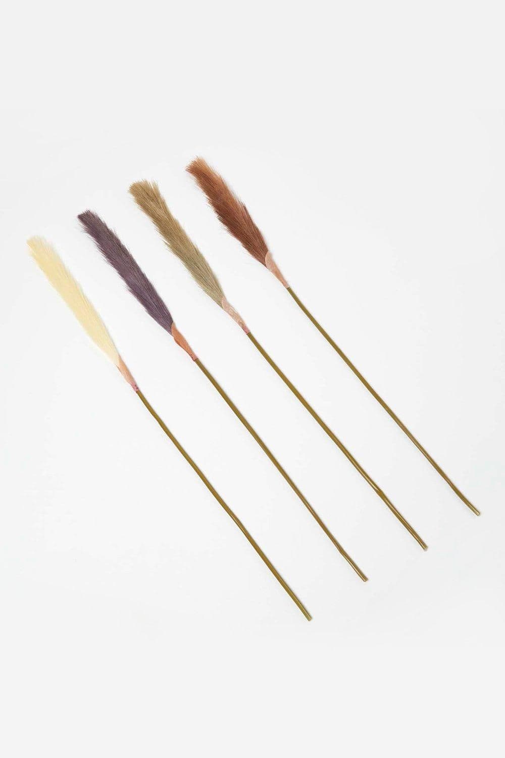 Artificial Pampas Grass Set 4
