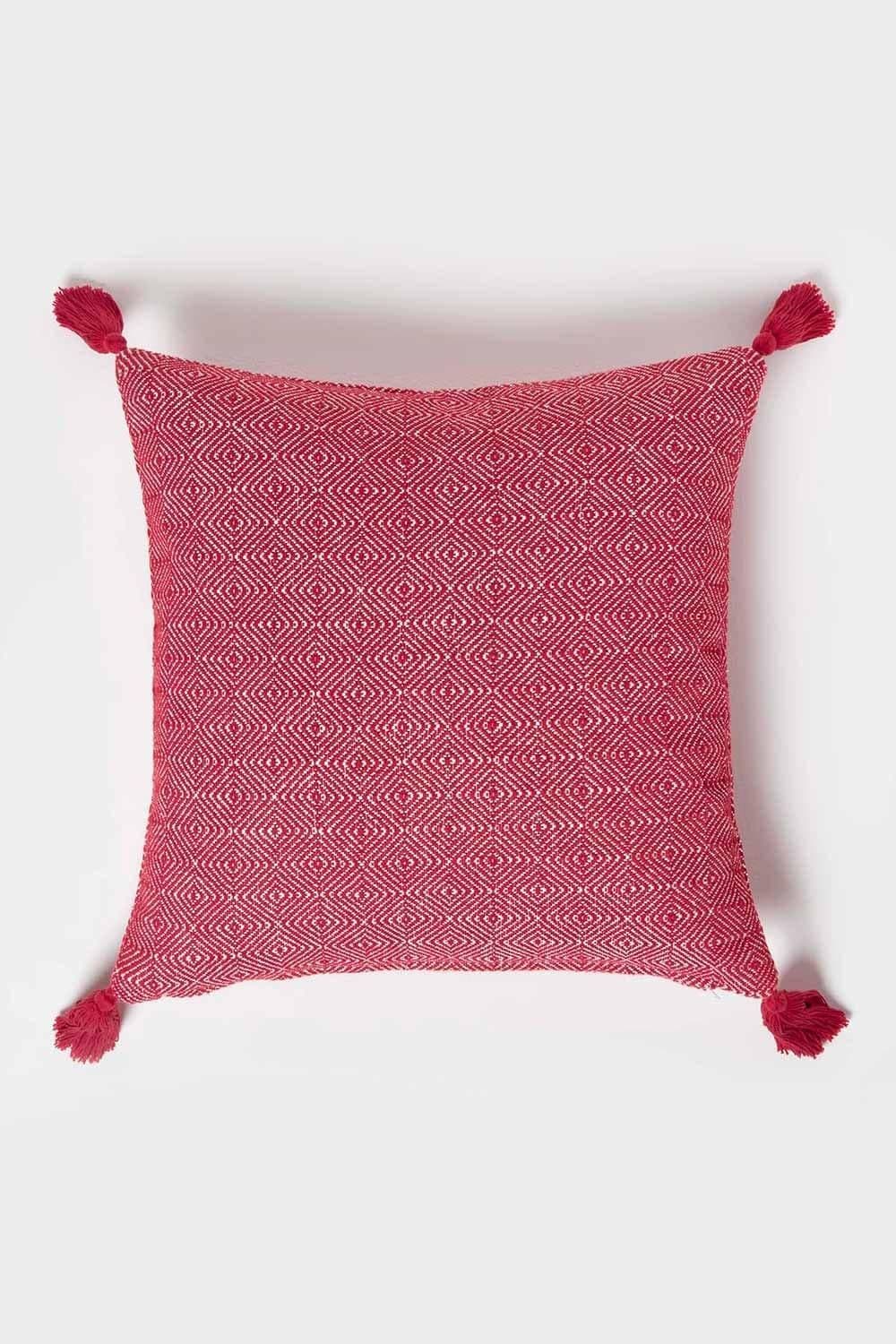 Porto Handwoven Geometric Kilim Cushion
