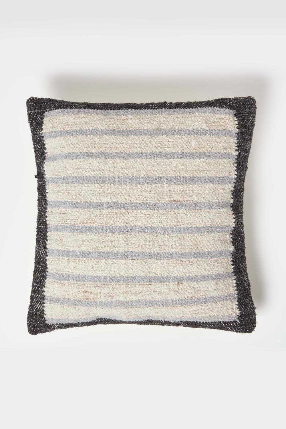 Veria Handwoven Stripe Kilim Cushion