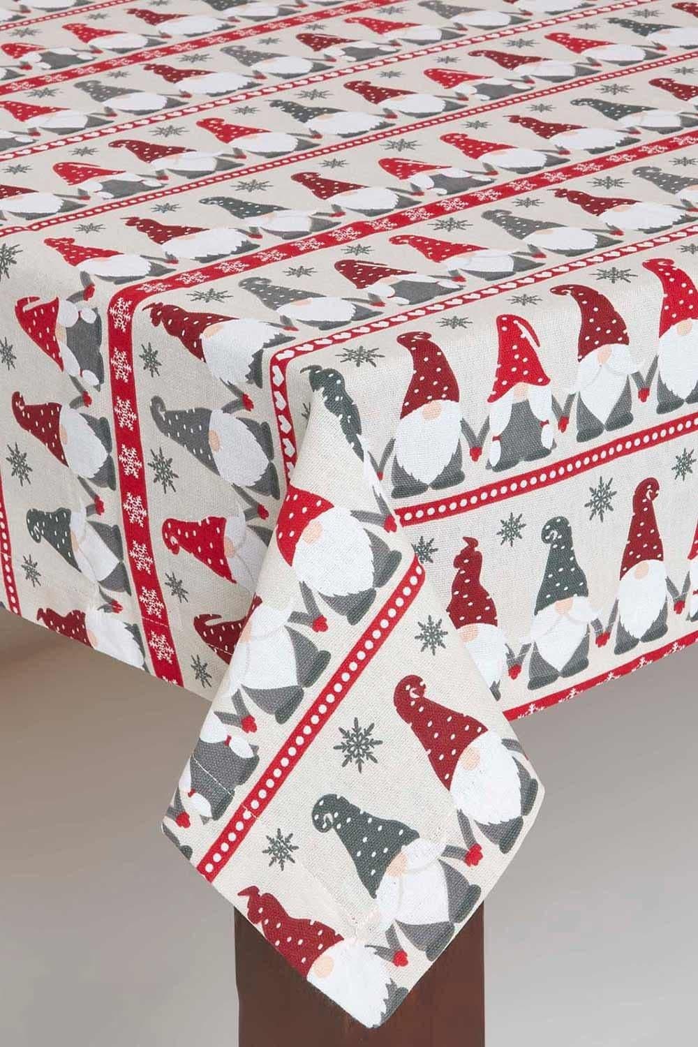 Santa Gonk Christmas Table Cloth 127 x 177 cm