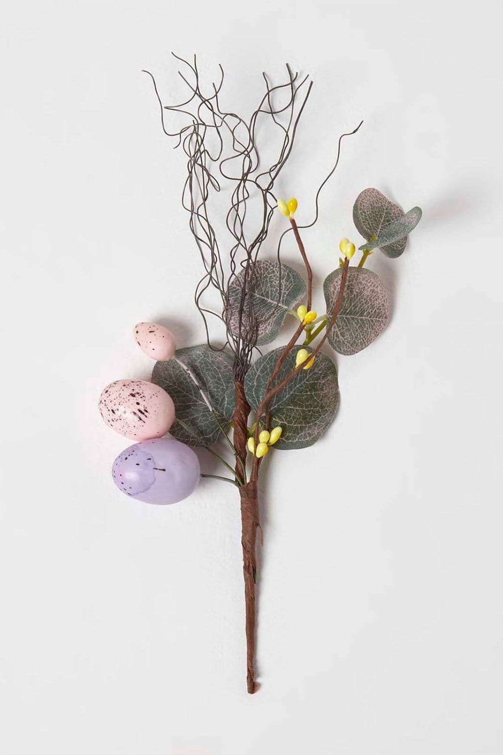Spring Easter Egg Eucalyptus Pick