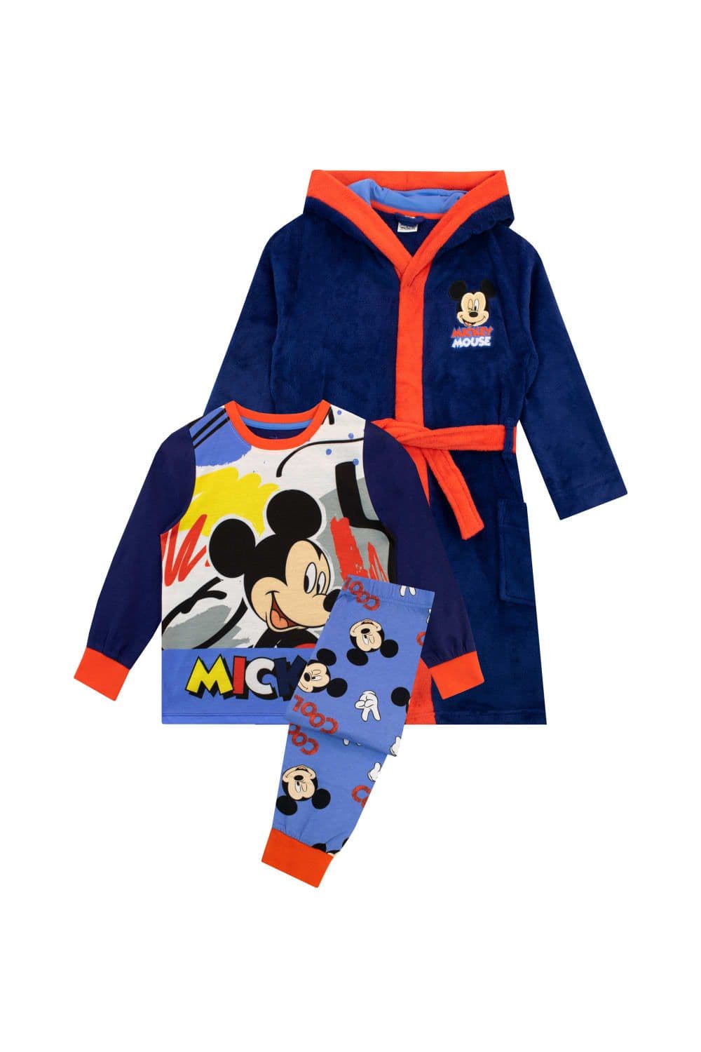 Mickey Mouse Dressing Gown Pyjamas Set