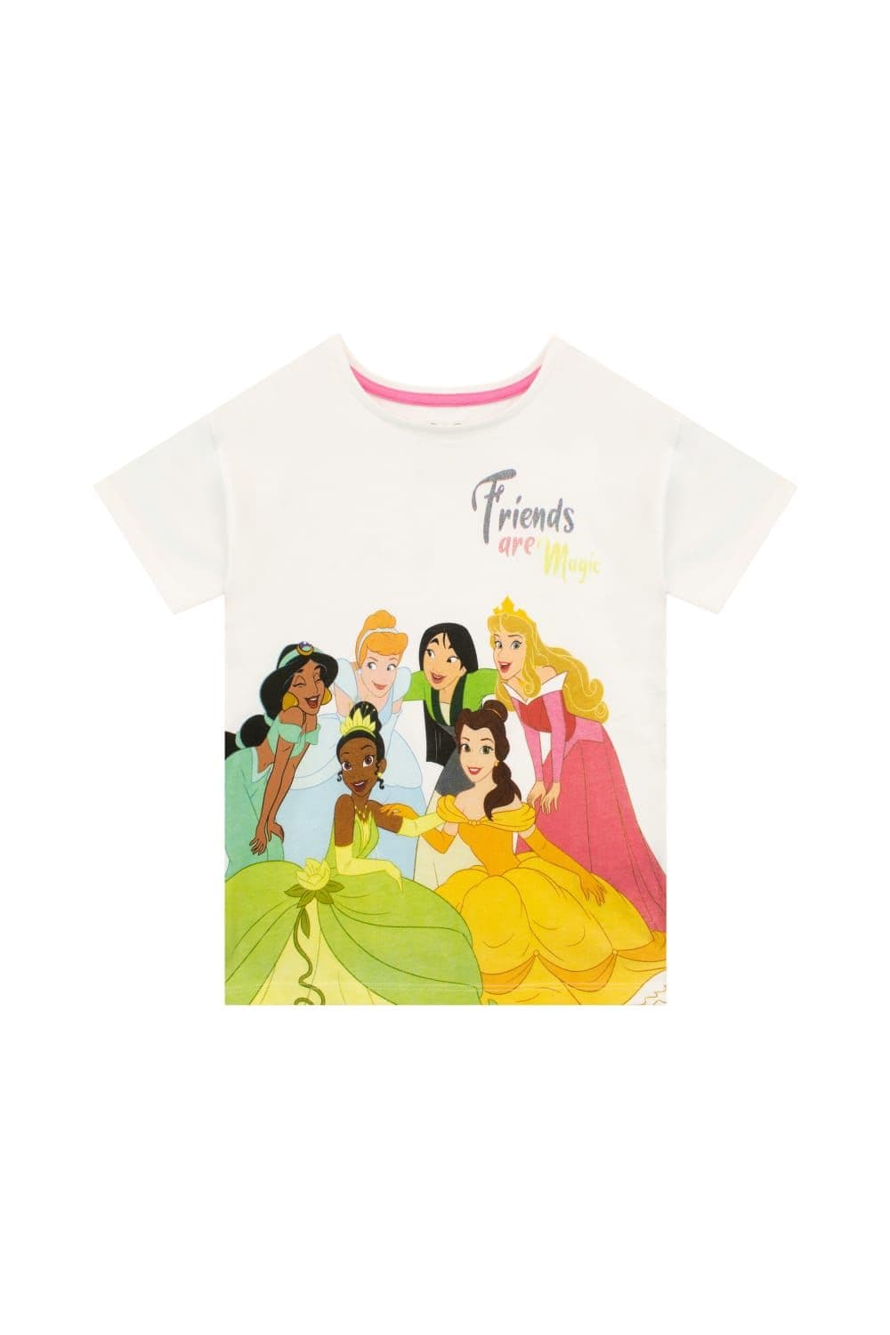 Princess T shirt Mulan Jasmine Cinderella Belle Tiana Aurora