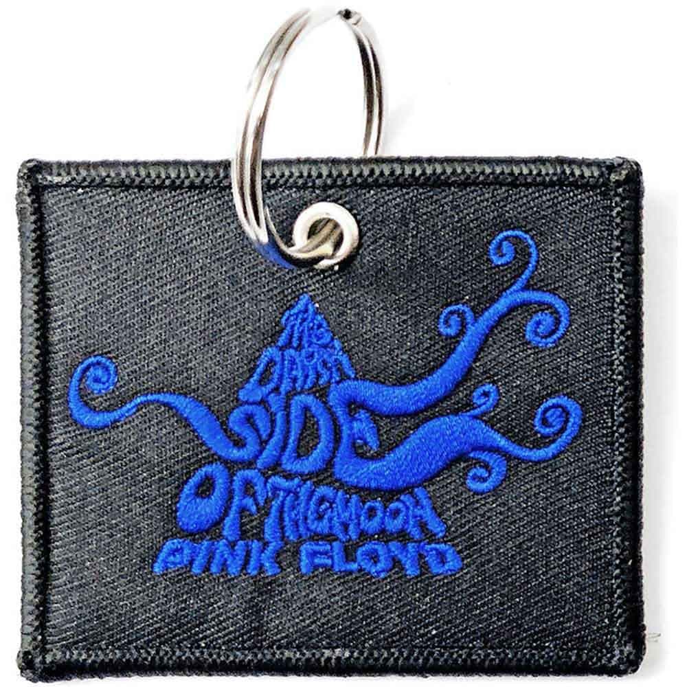 Dark Side Moon Swirl Patch Keyring