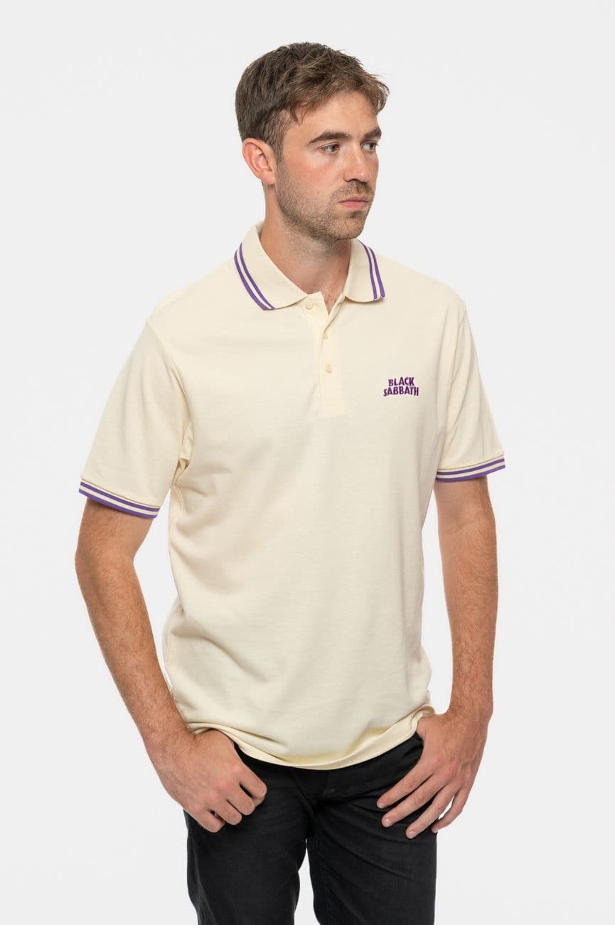 Wavy Band Logo Polo Shirt