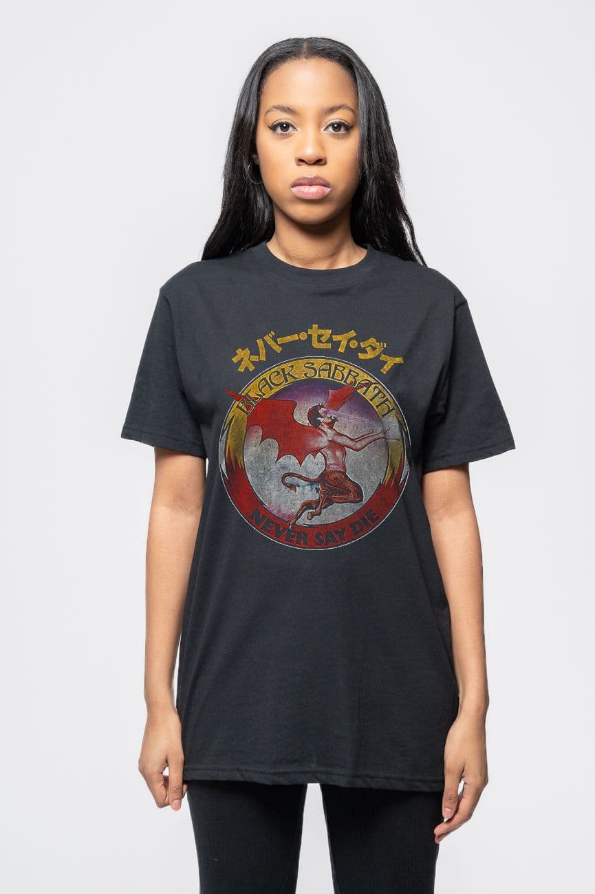 Never Say Die Logo T Shirt
