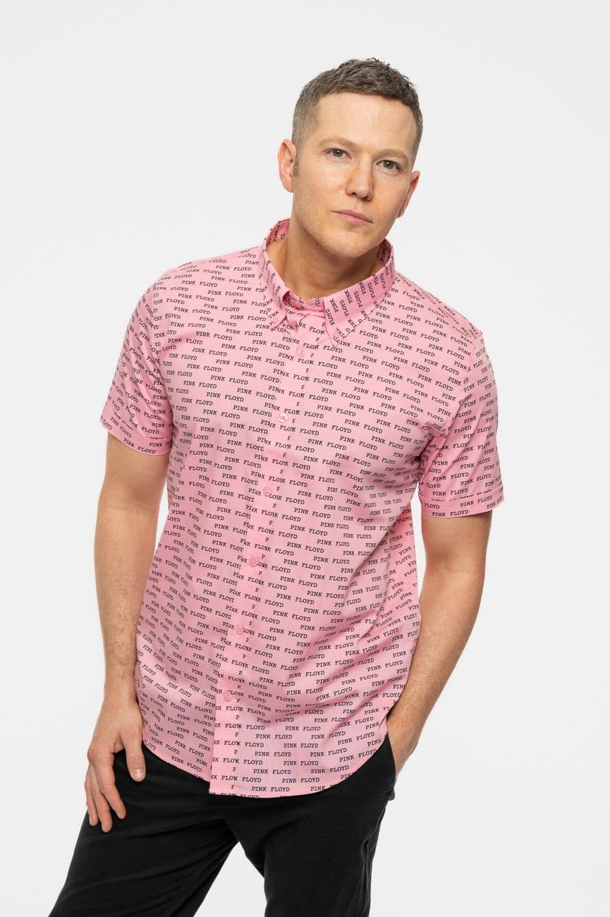 Courier Pattern Repeat Casual Shirt