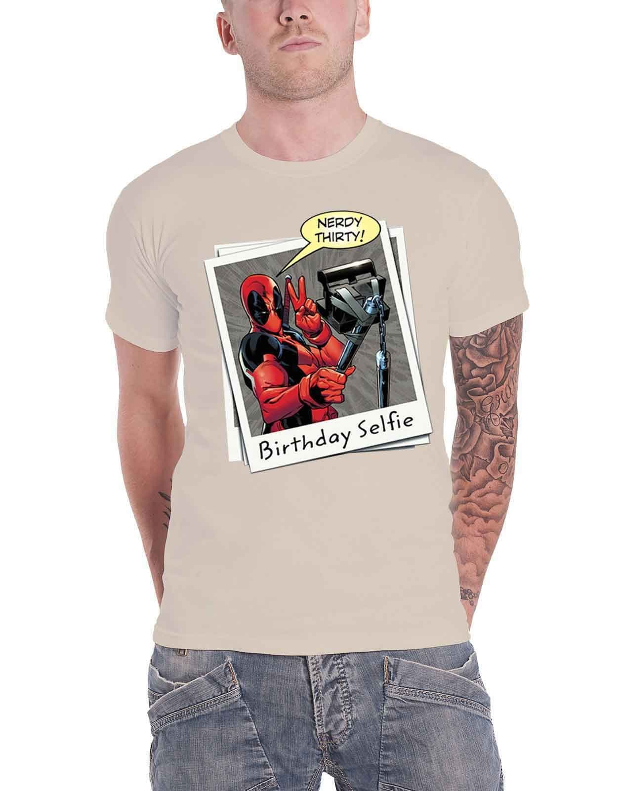 Deadpool Birthday Selfie T Shirt