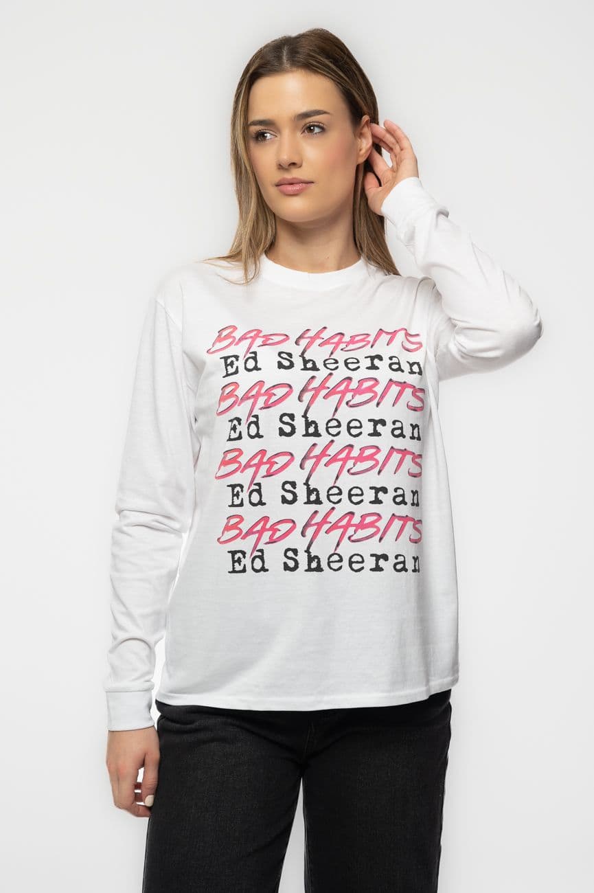Bad Habits Long Sleeve T Shirt