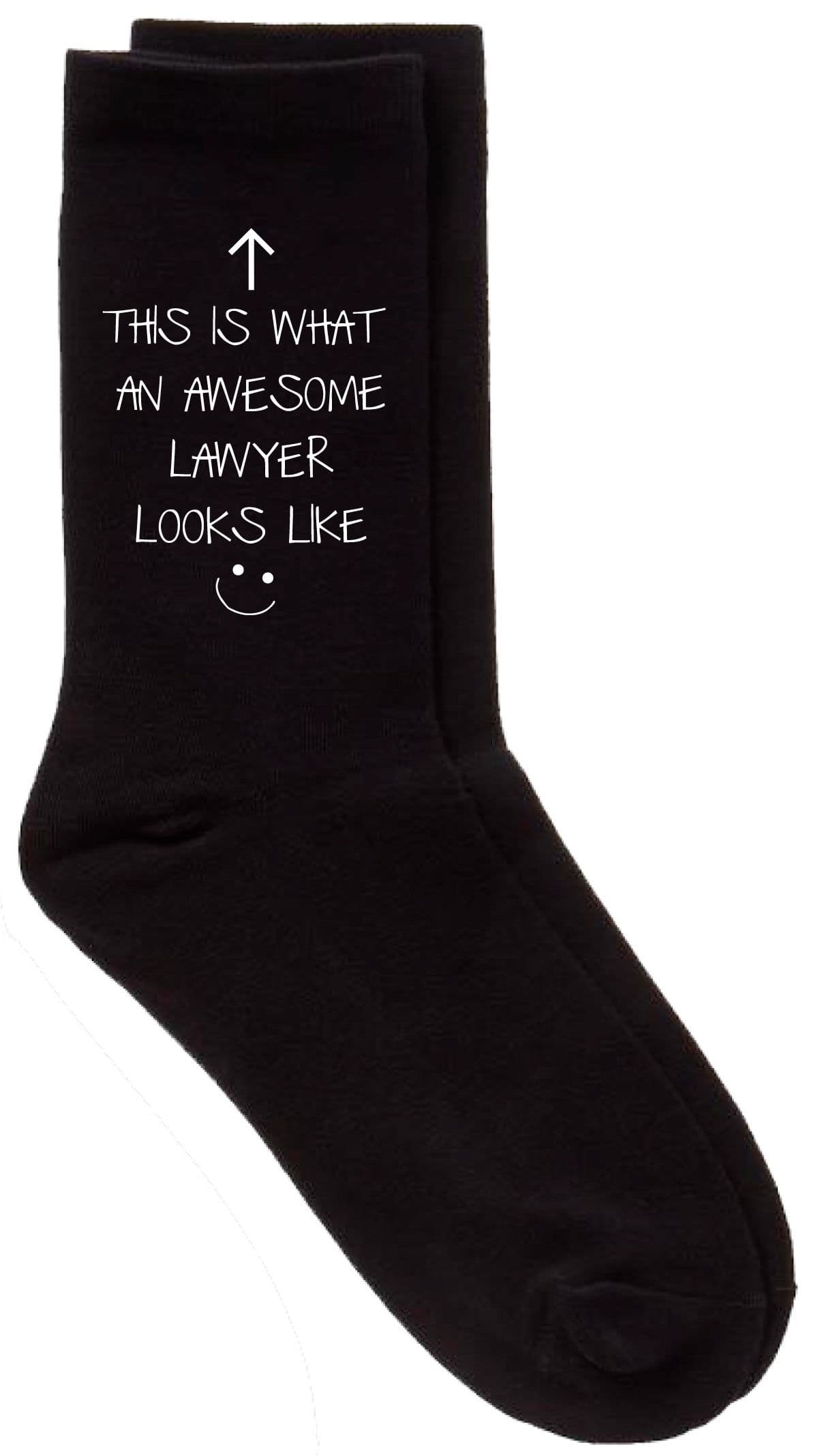 This Is What Awesome Lawyer Looks Like Socks