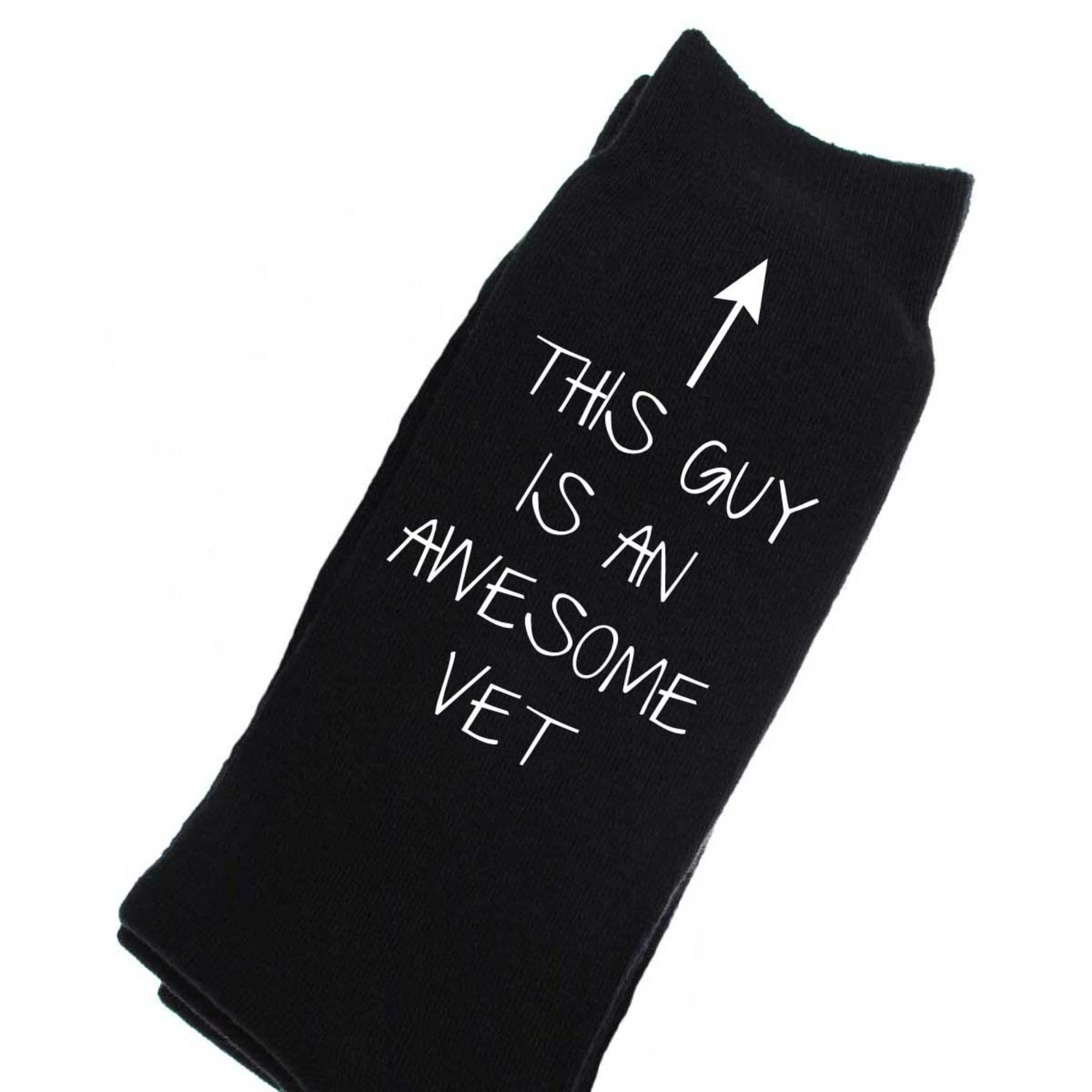 This Guy Is Awesome Vet Socks