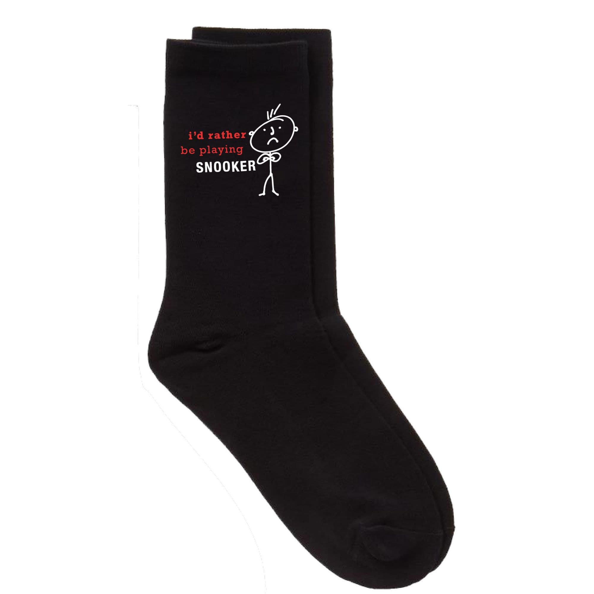 Id Rather Be Playing Snooker Calf Socks