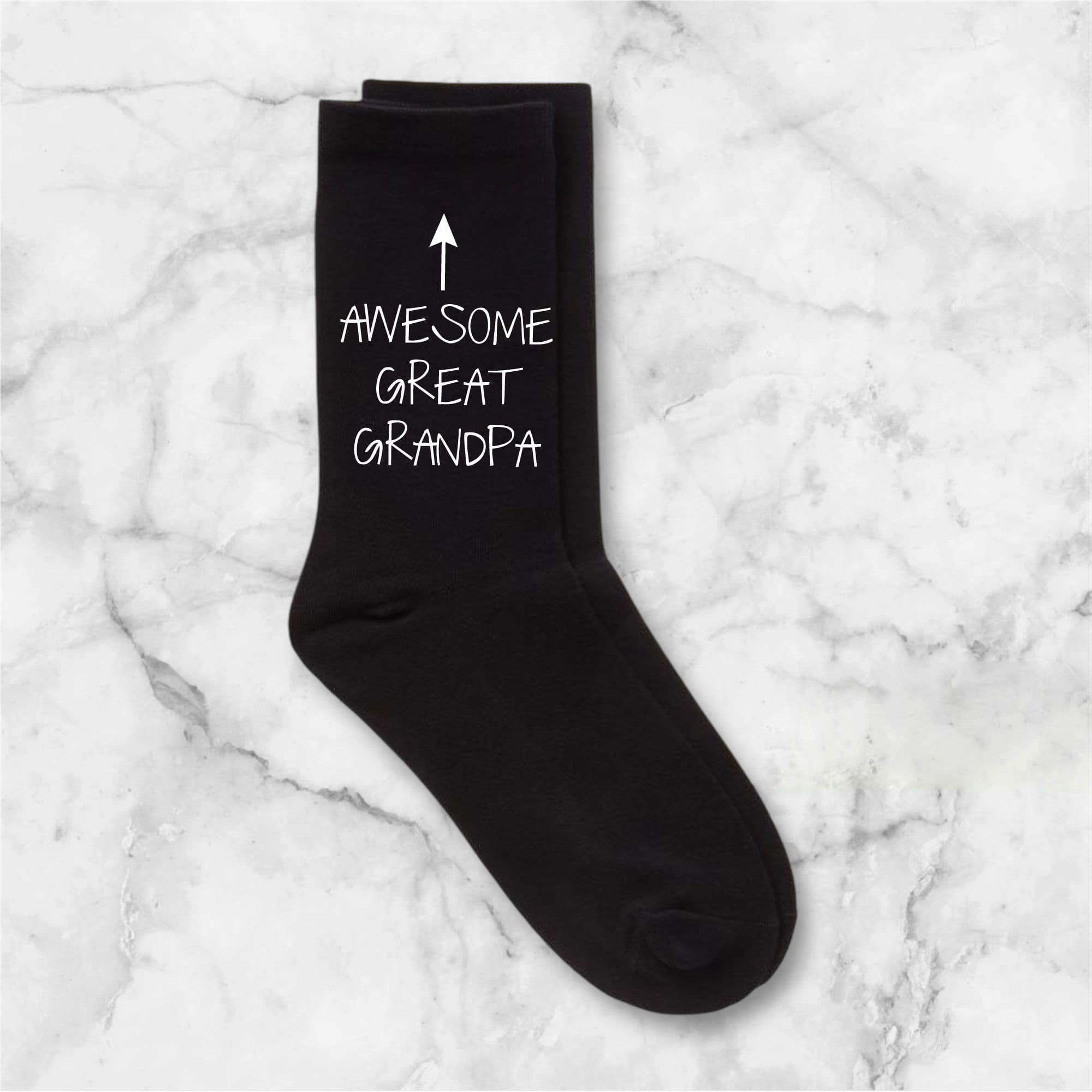 Awesome Great Grandpa Calf Socks