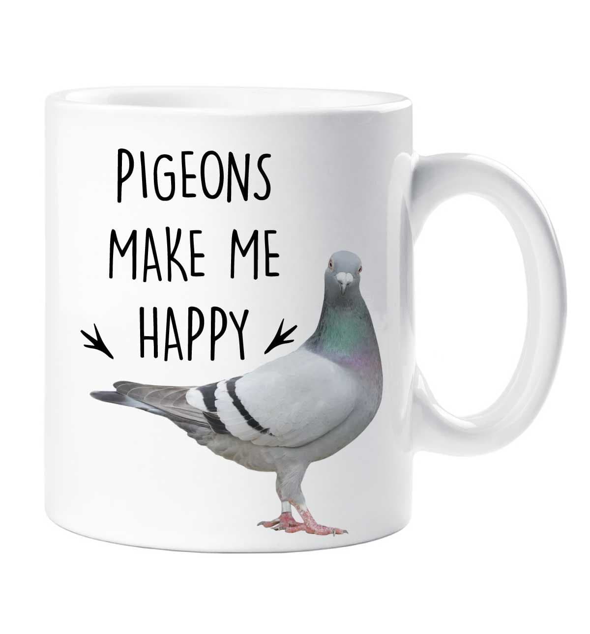 Pigeons Make Me Happy Mug