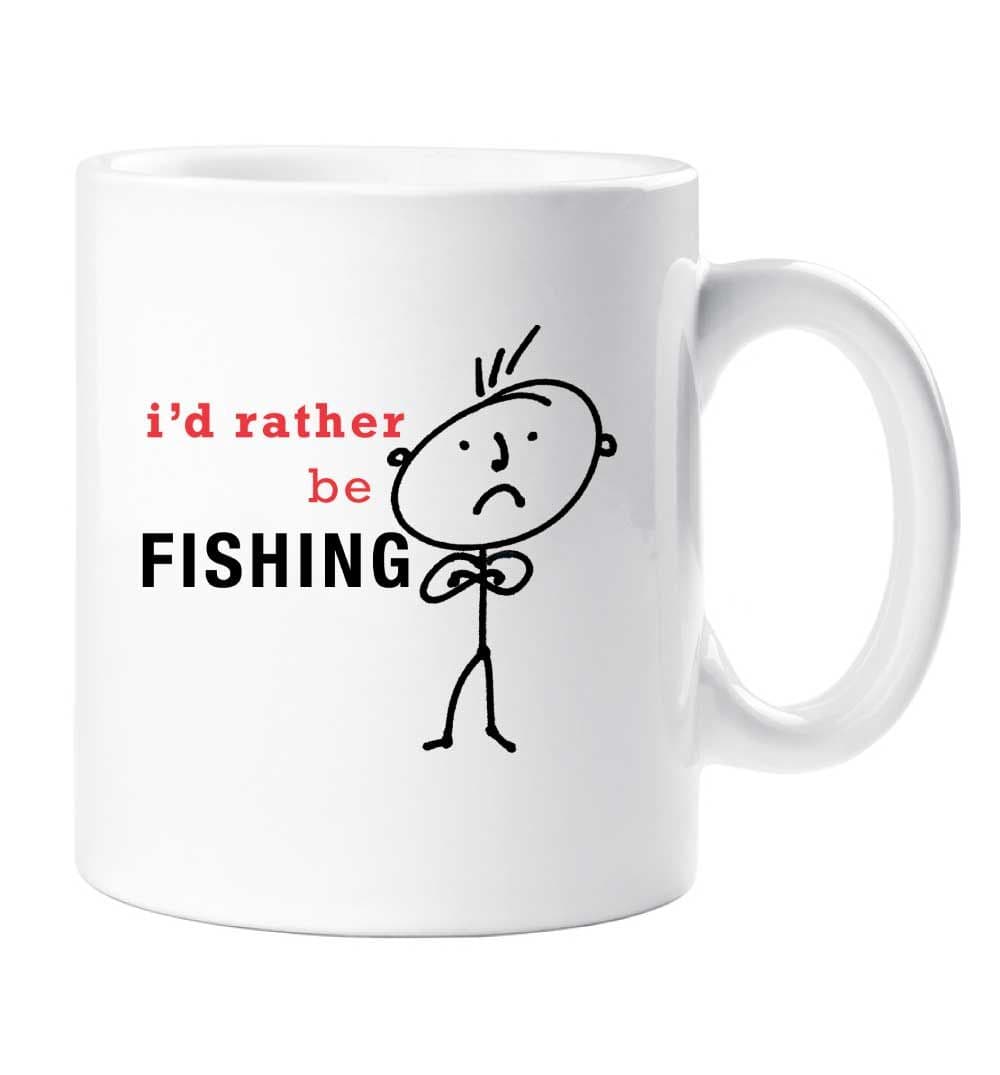 Mens I'd Rather Be Fishing Mug