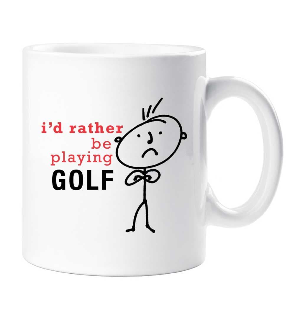 Id Rather Be Playing Golf Mug