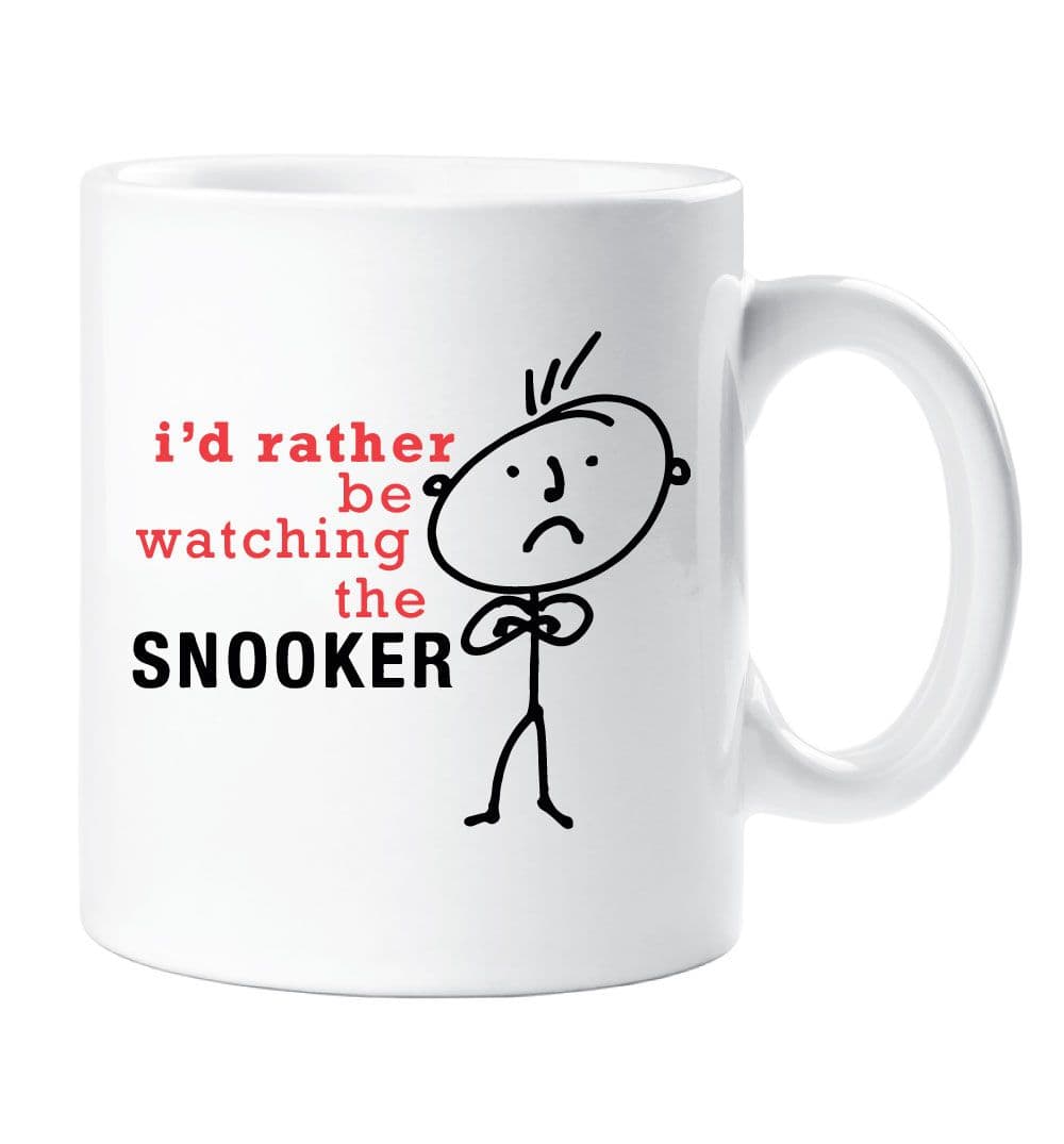 Id Rather Be Watching Snooker Mug