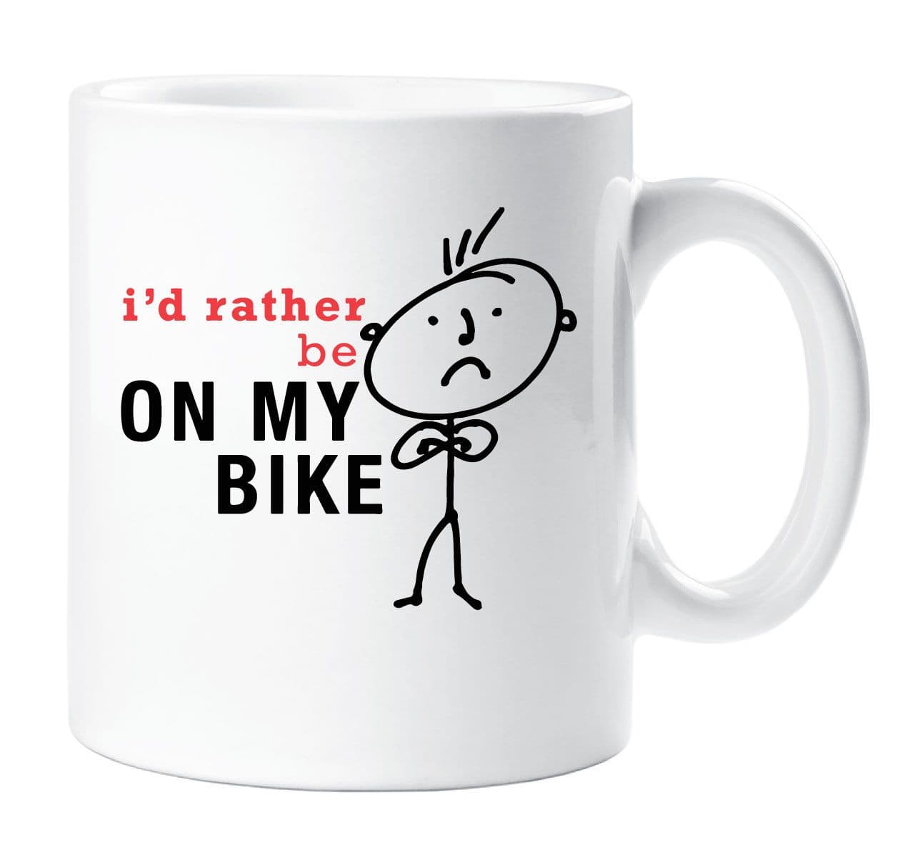 Id Rather Be On My Bike Mug Present Dad Boyfriend Man Gift Funny Cyclist
