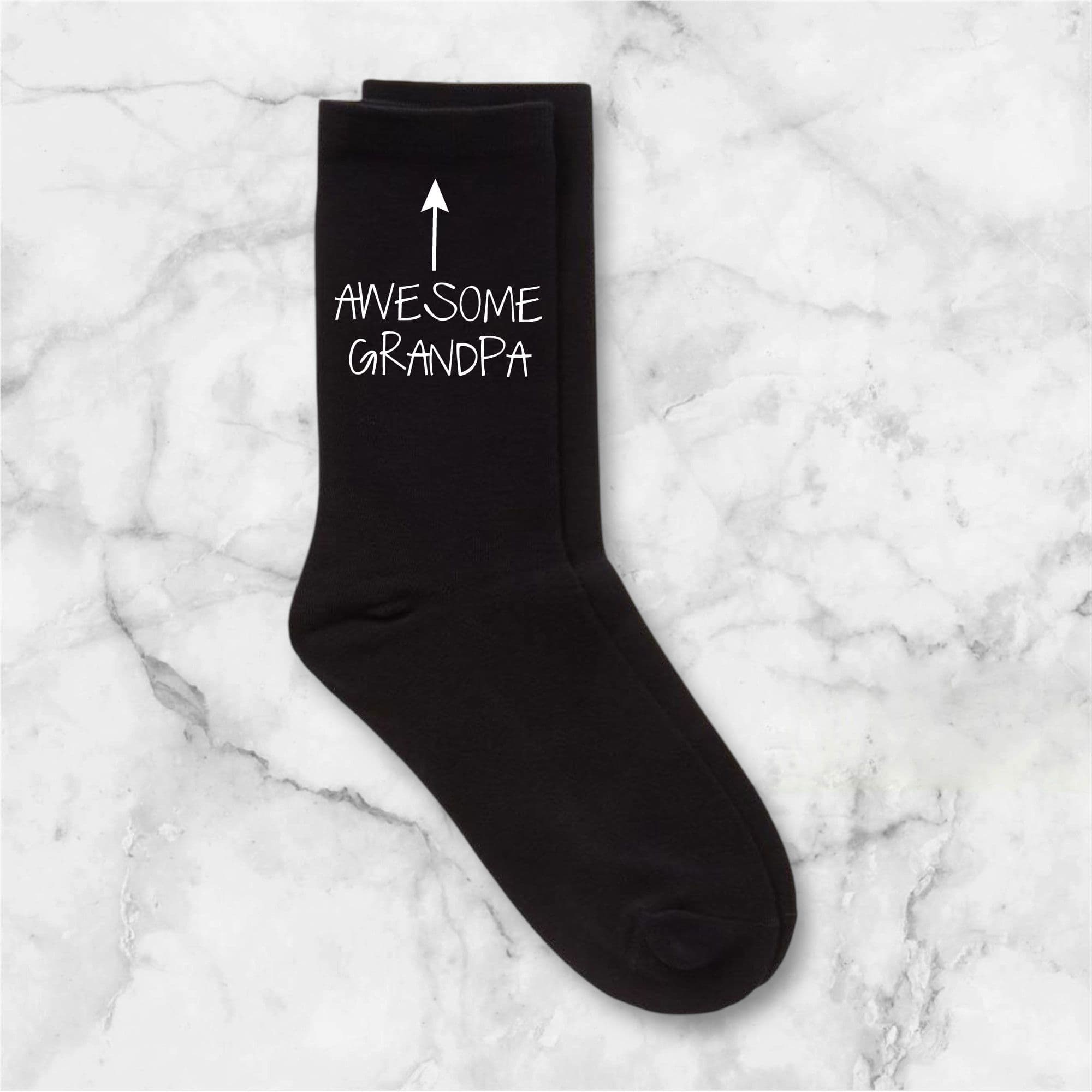 Awesome Grandpa Calf Socks