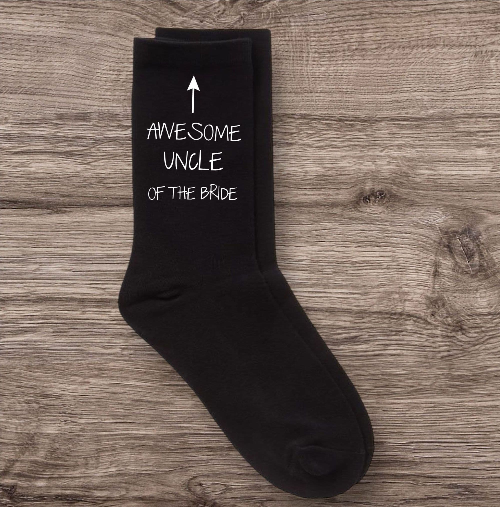 Awesome Uncle Bride Calf Socks