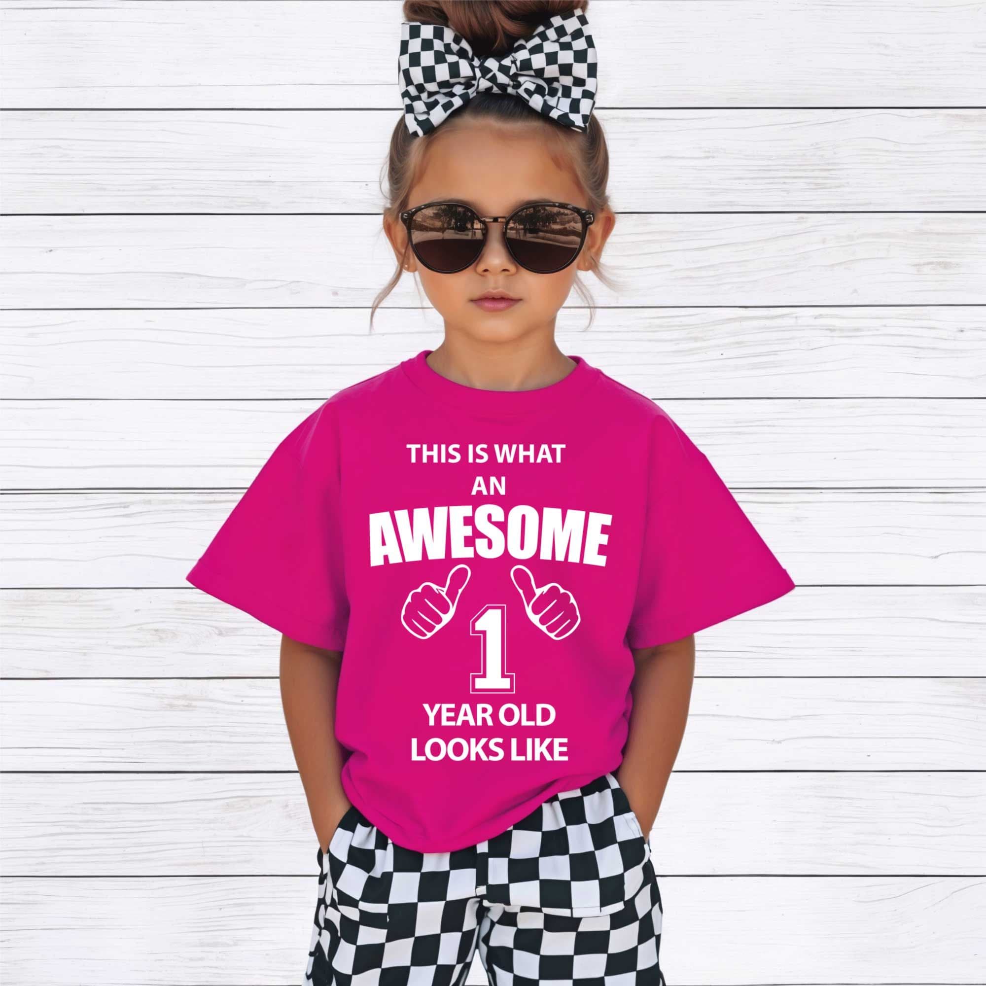 This is What An Awesome 1 Year Old Looks Like Tshirt