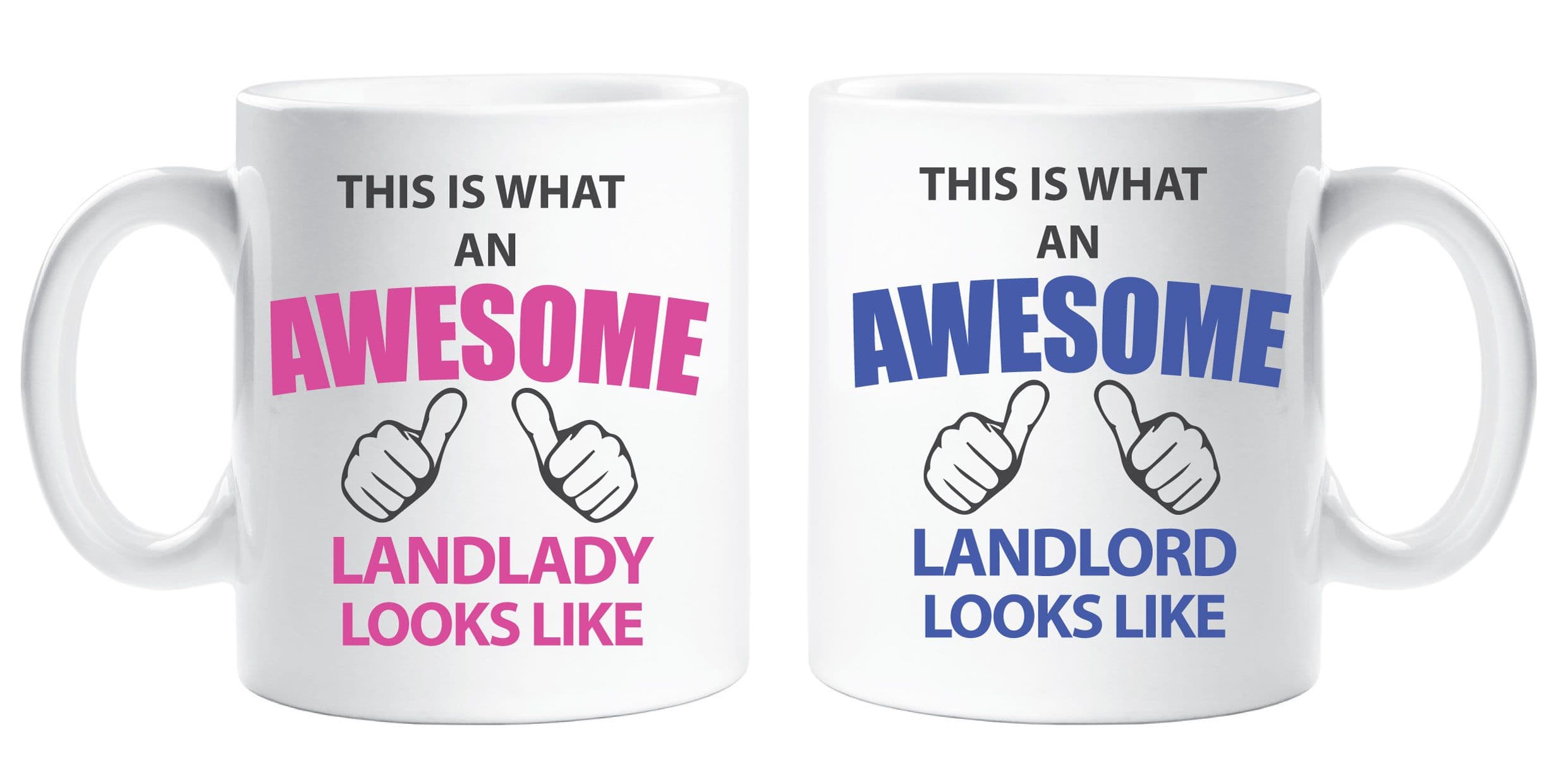 Landlord Landlady Mug Set