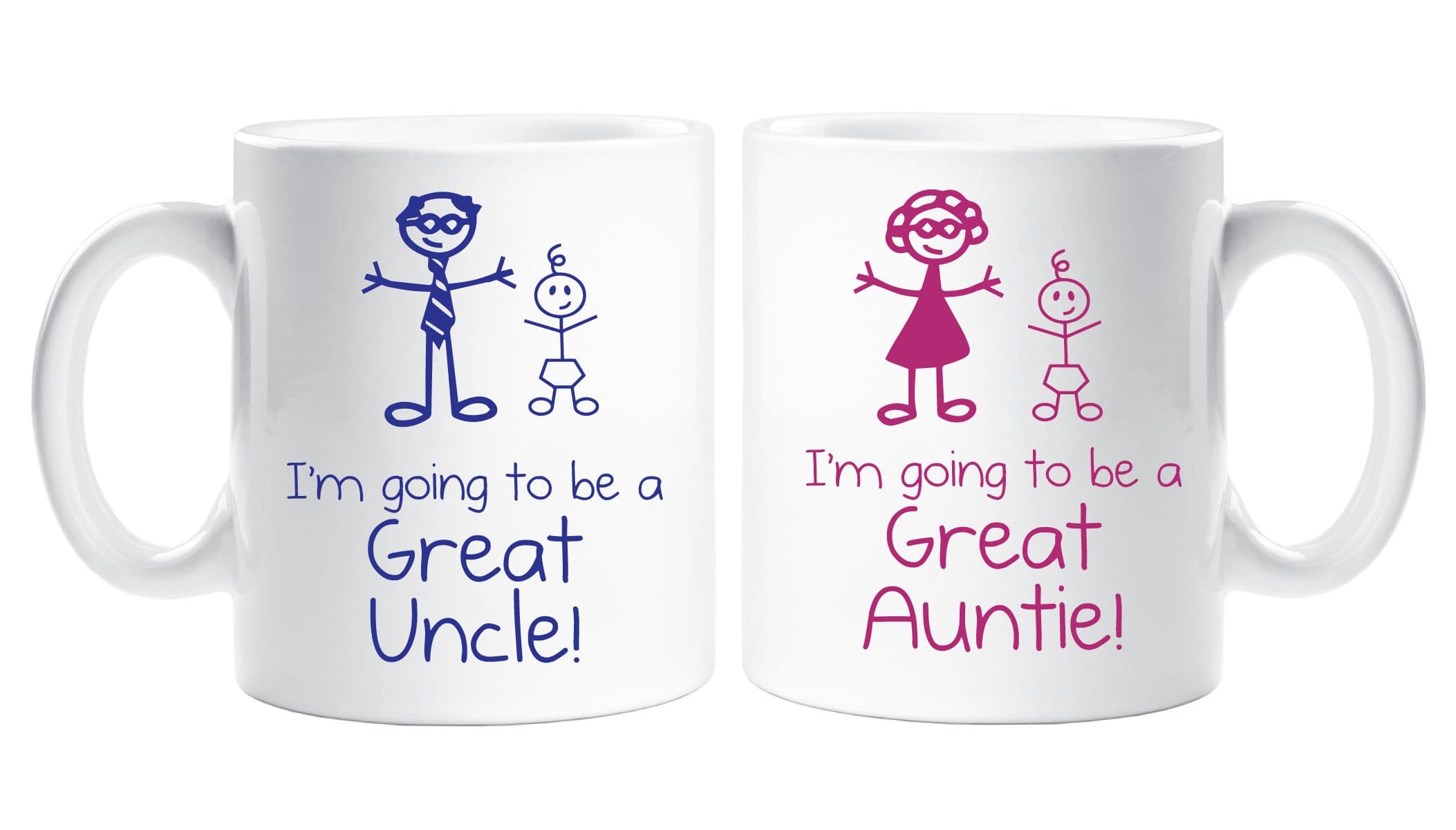 Im Going to be Great Auntie Uncle Mug Set