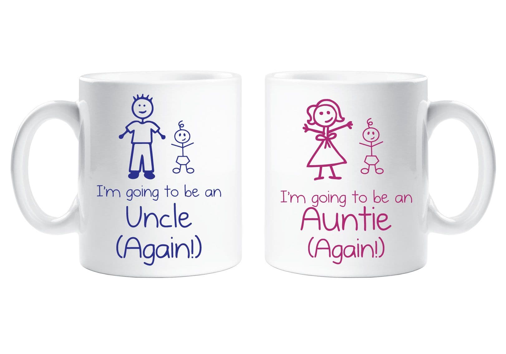 I'm Going To Be An Auntie Uncle Again Mug Set