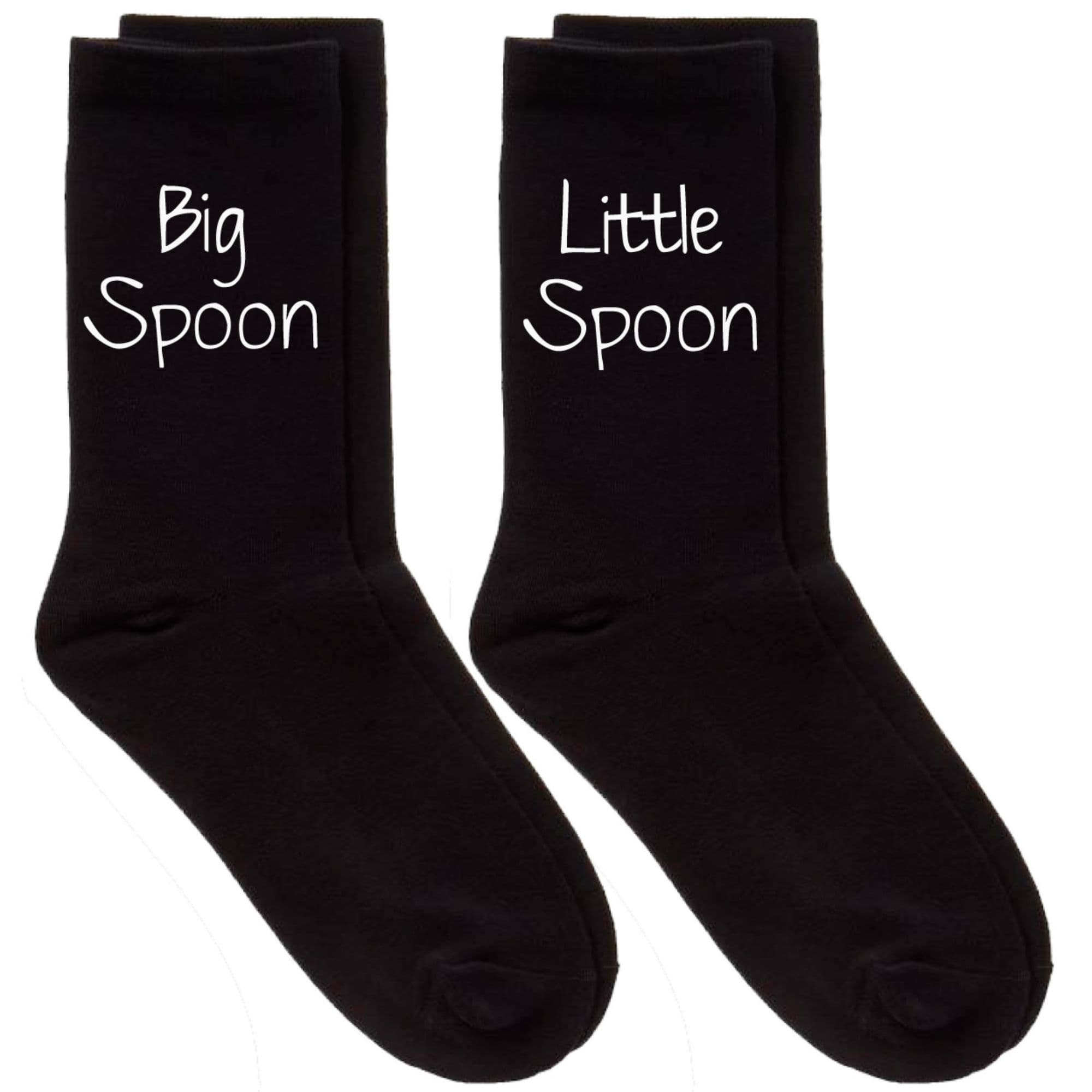 Couples Big Spoon Little Spoon Calf Sock Set