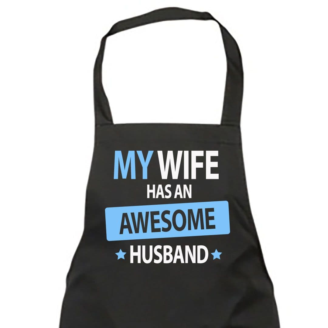 My Wife Has Awesome Husband Apron