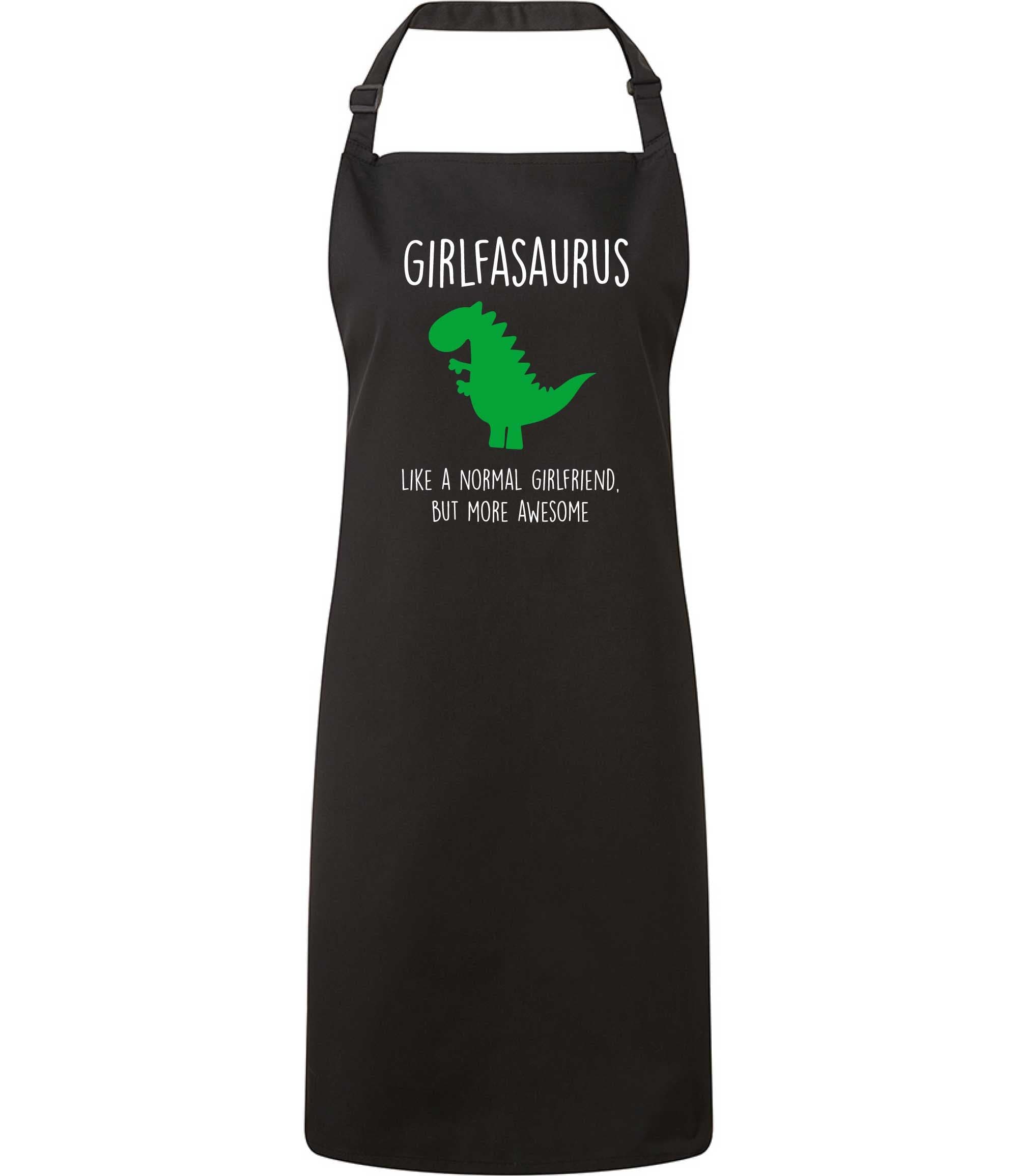Girlfriend Dinosaur Apron Girlfriendasaurus