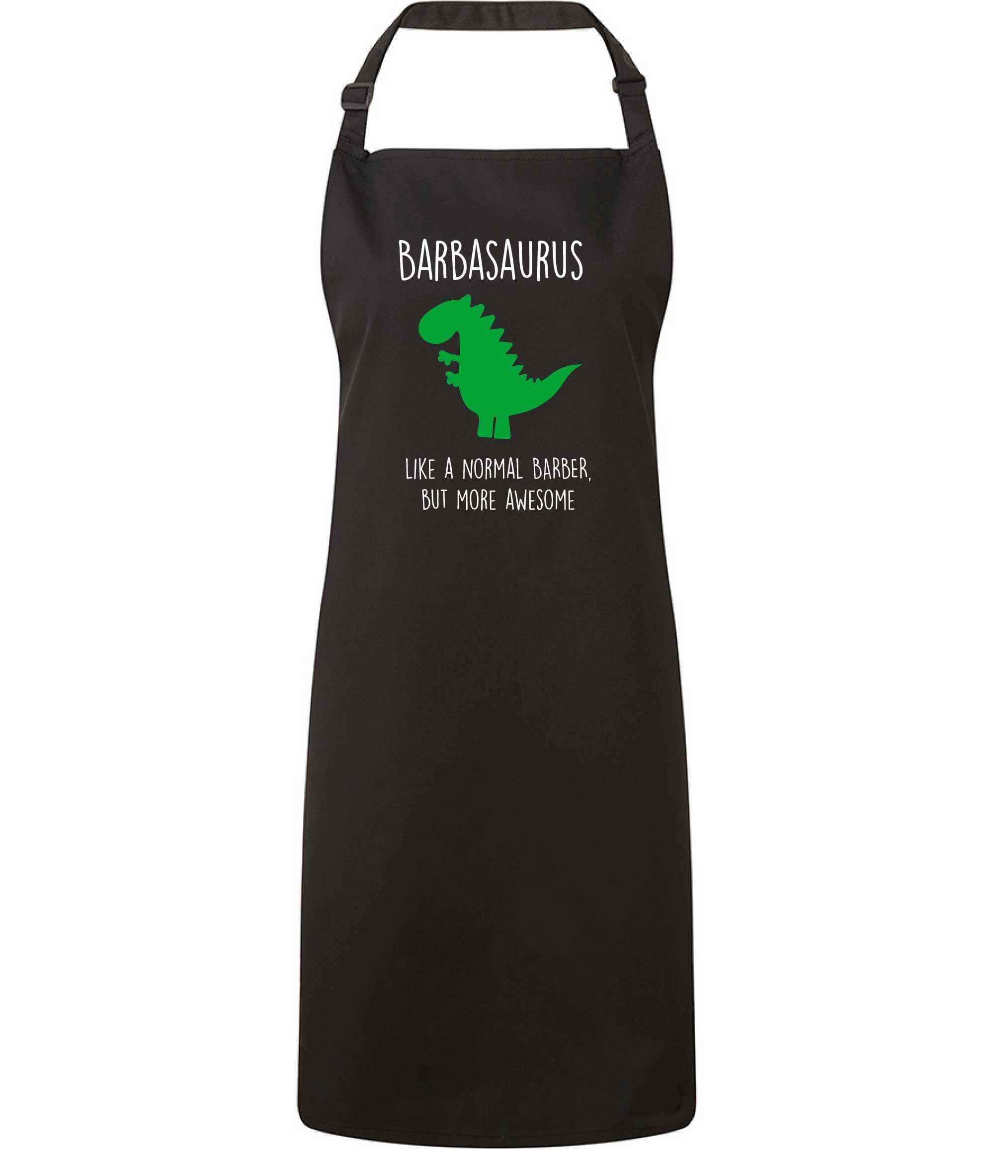 Barber Dinosaur Apron Barbasaurus