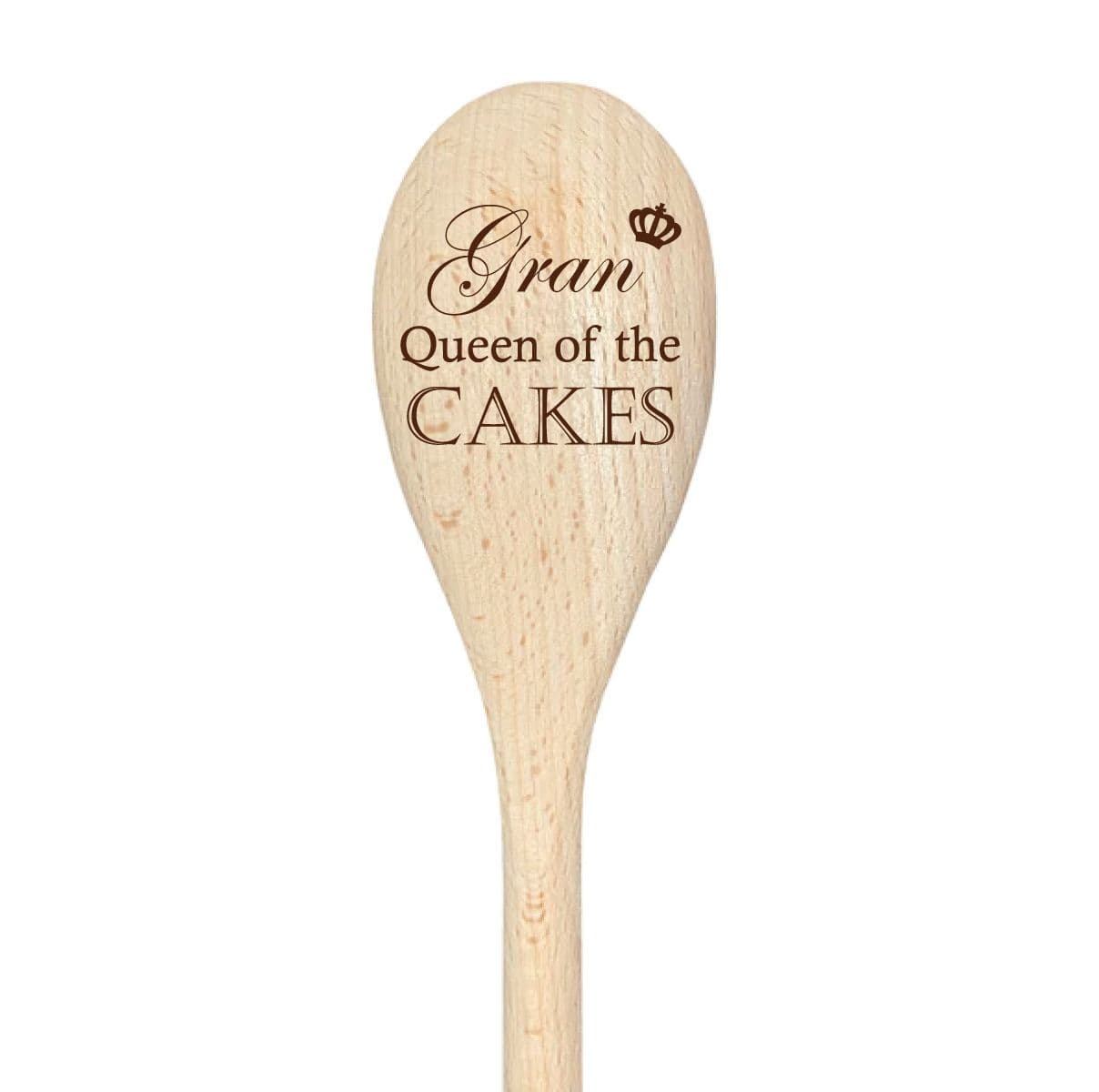 Gran Queen Cakes Spoon Funny Wooden Spoon