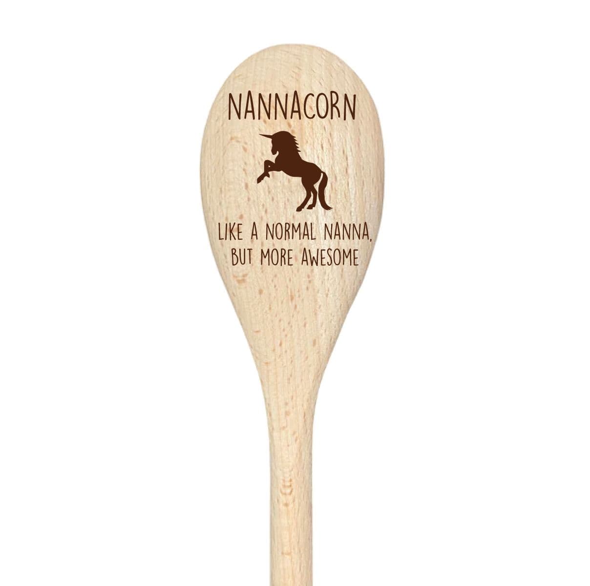 Nanna Unicorn Spoon Funny Wooden Spoon