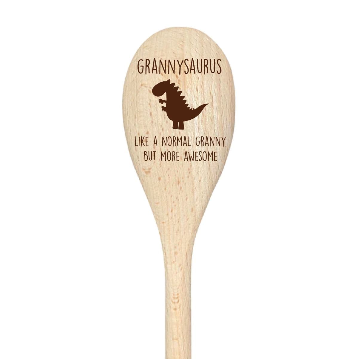 Granny Dinosaur Spoon Funny Wooden Spoon
