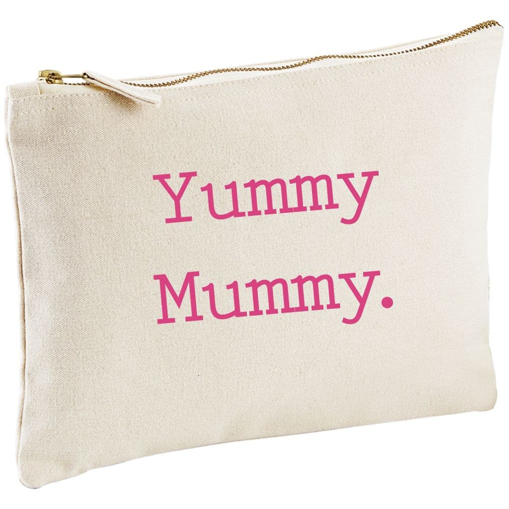 Yummy Mummy Canvas Make up Bag