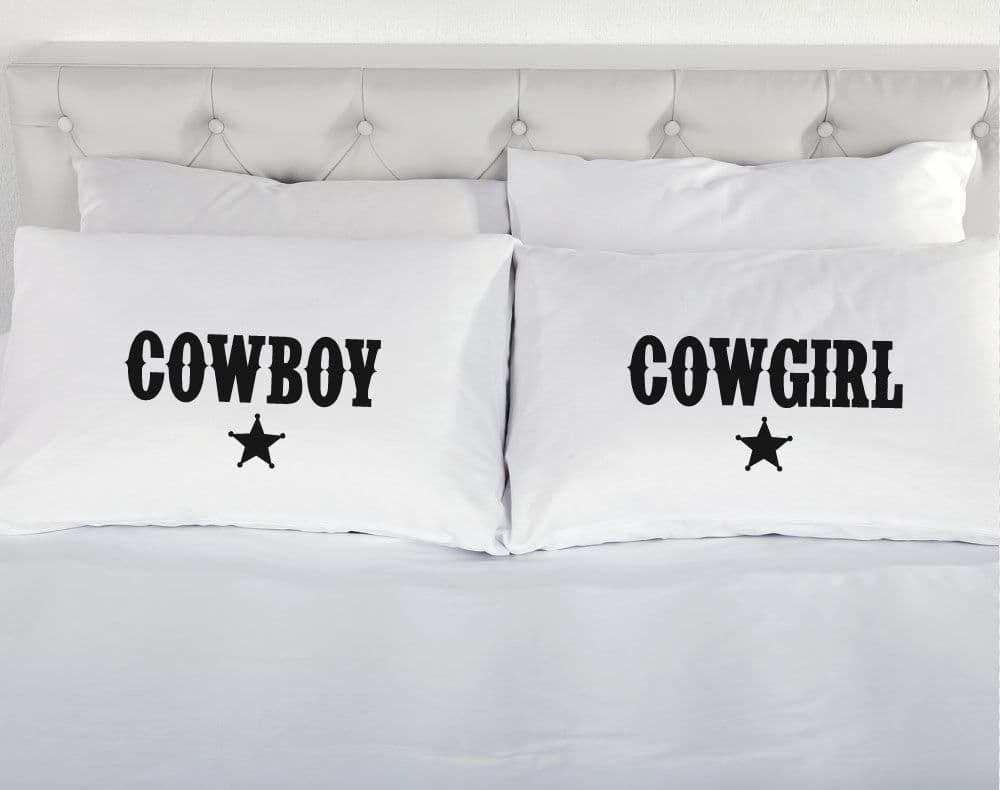 Cowboy Cowgirl Pillowcases