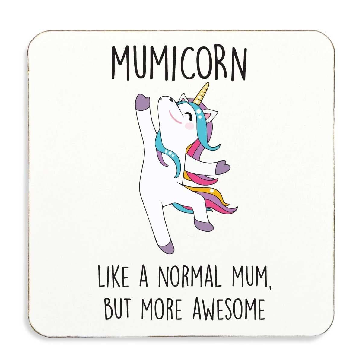 Unicorn Coaster Mumicorn Mum Best Friend Cork Back Friend