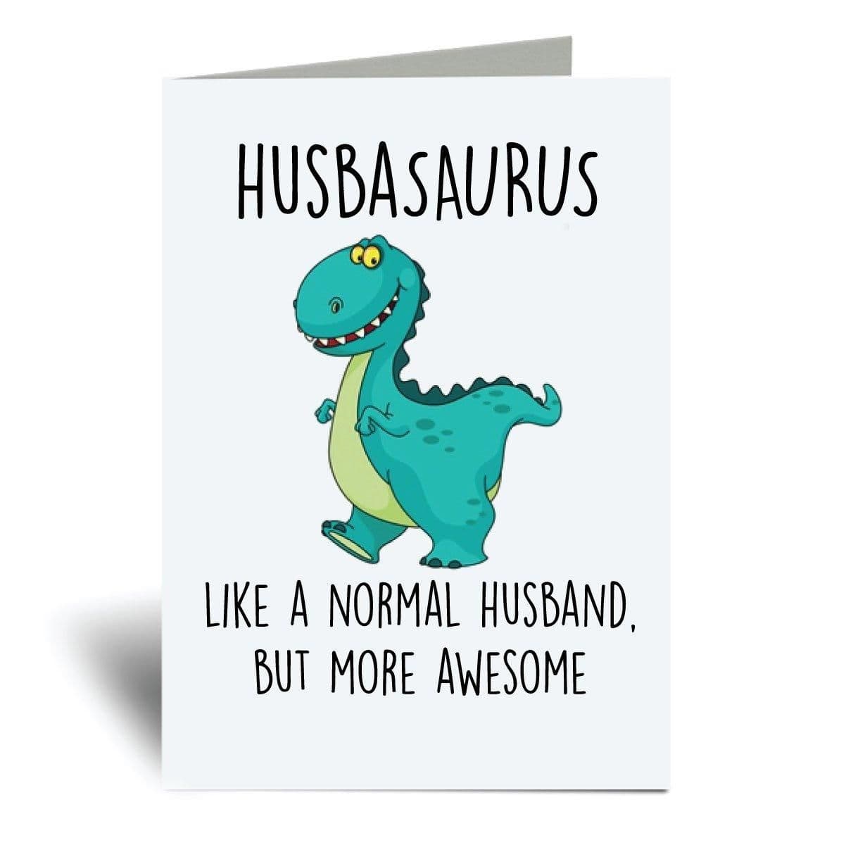 Husbasaurus A6 Greeting Card