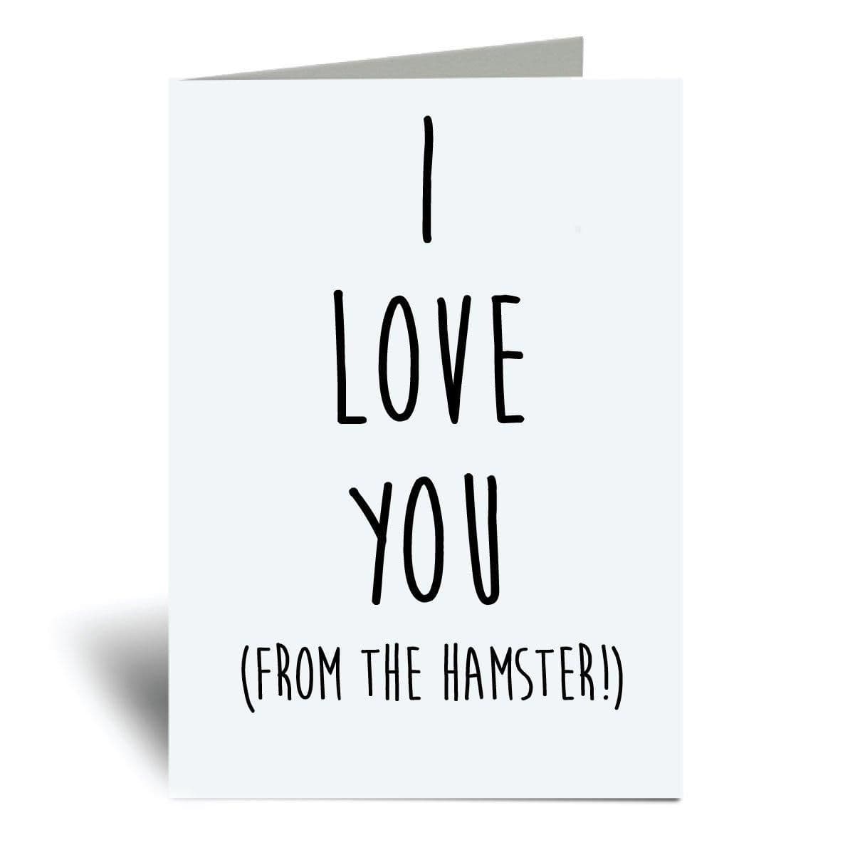 I Love You A6 Greeting Card