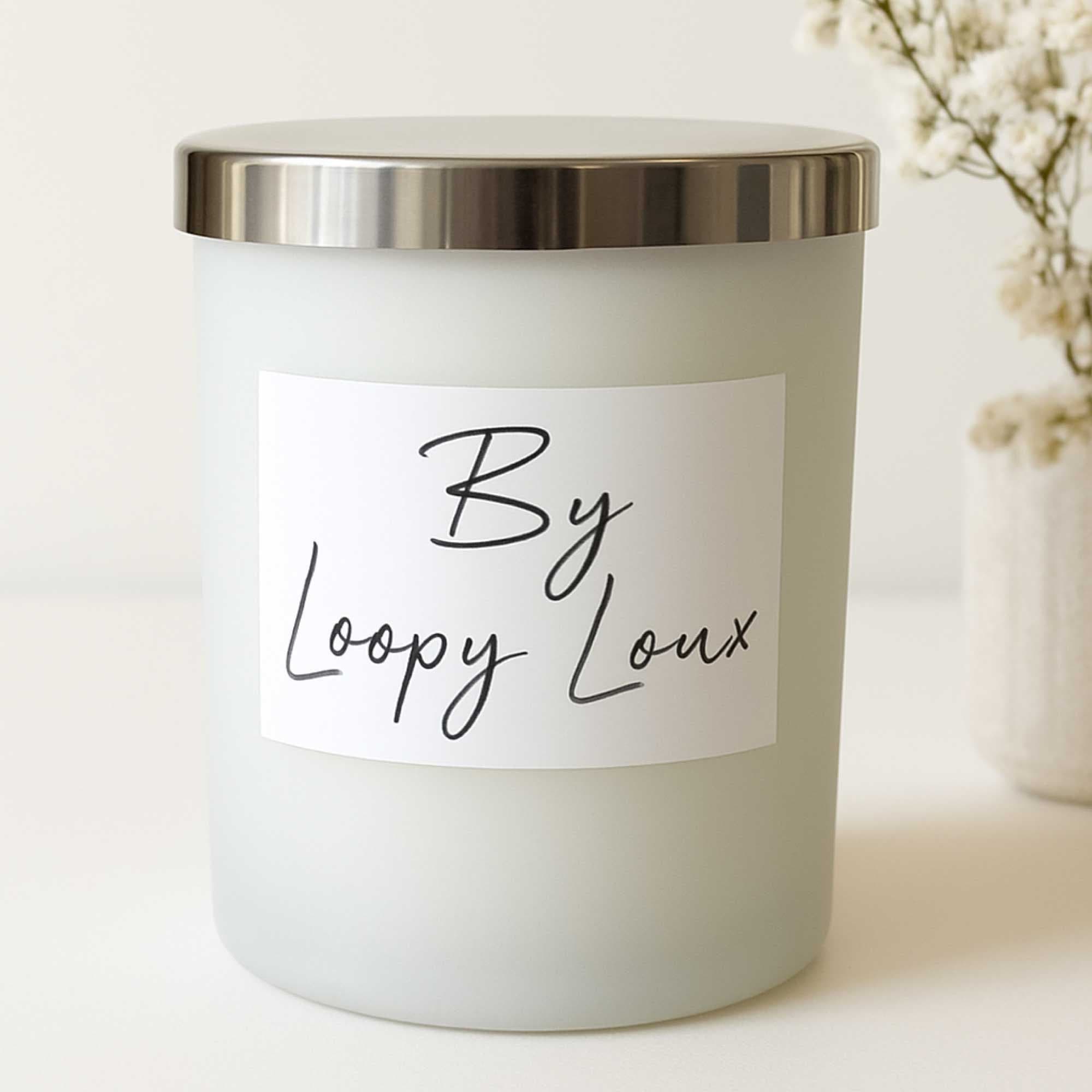 Frankincense Myrhh Candle Silver Lid