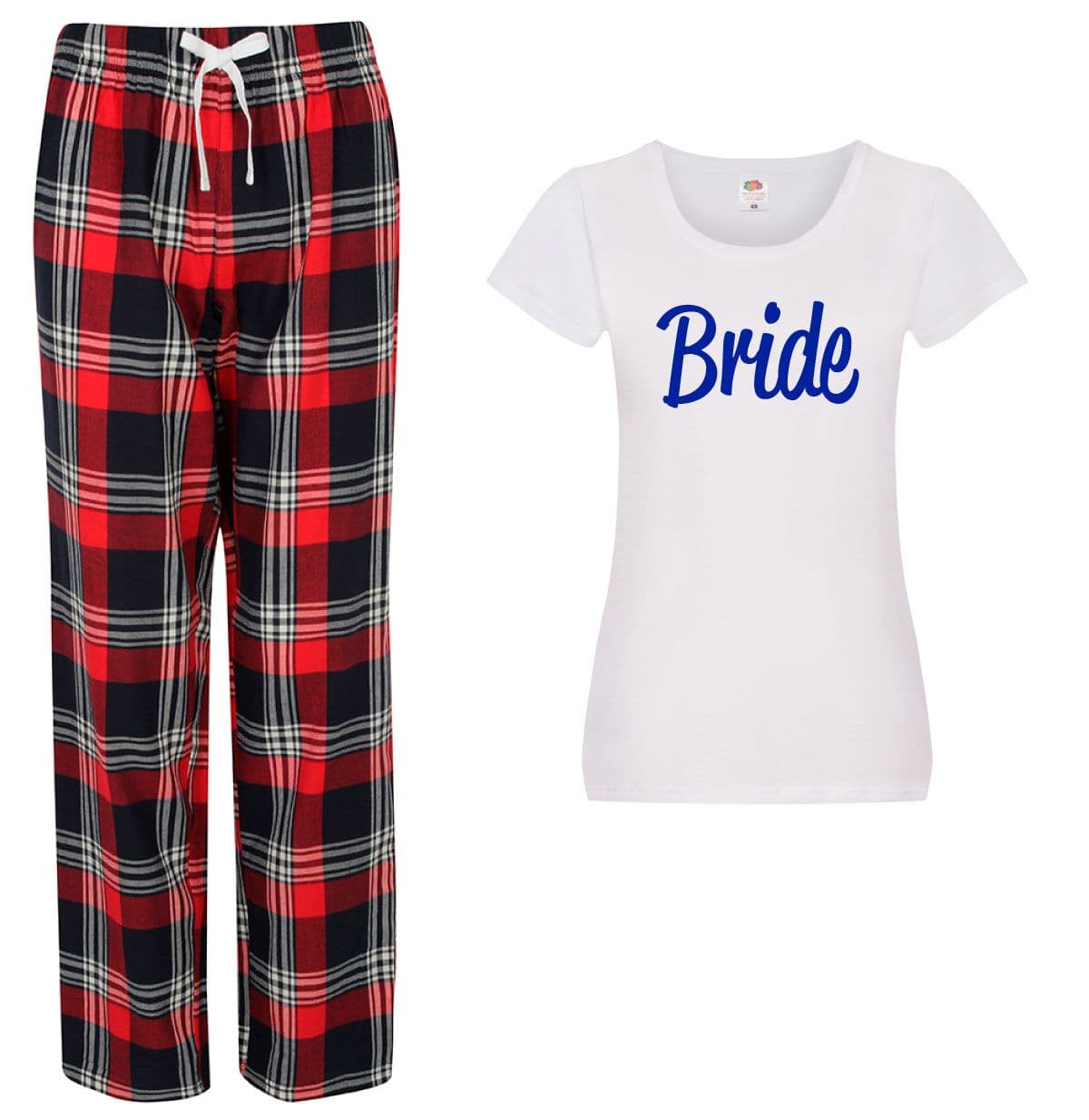 60 SECOND MAKEOVER Women's Bride Pyjamas in Red | Size: Small
