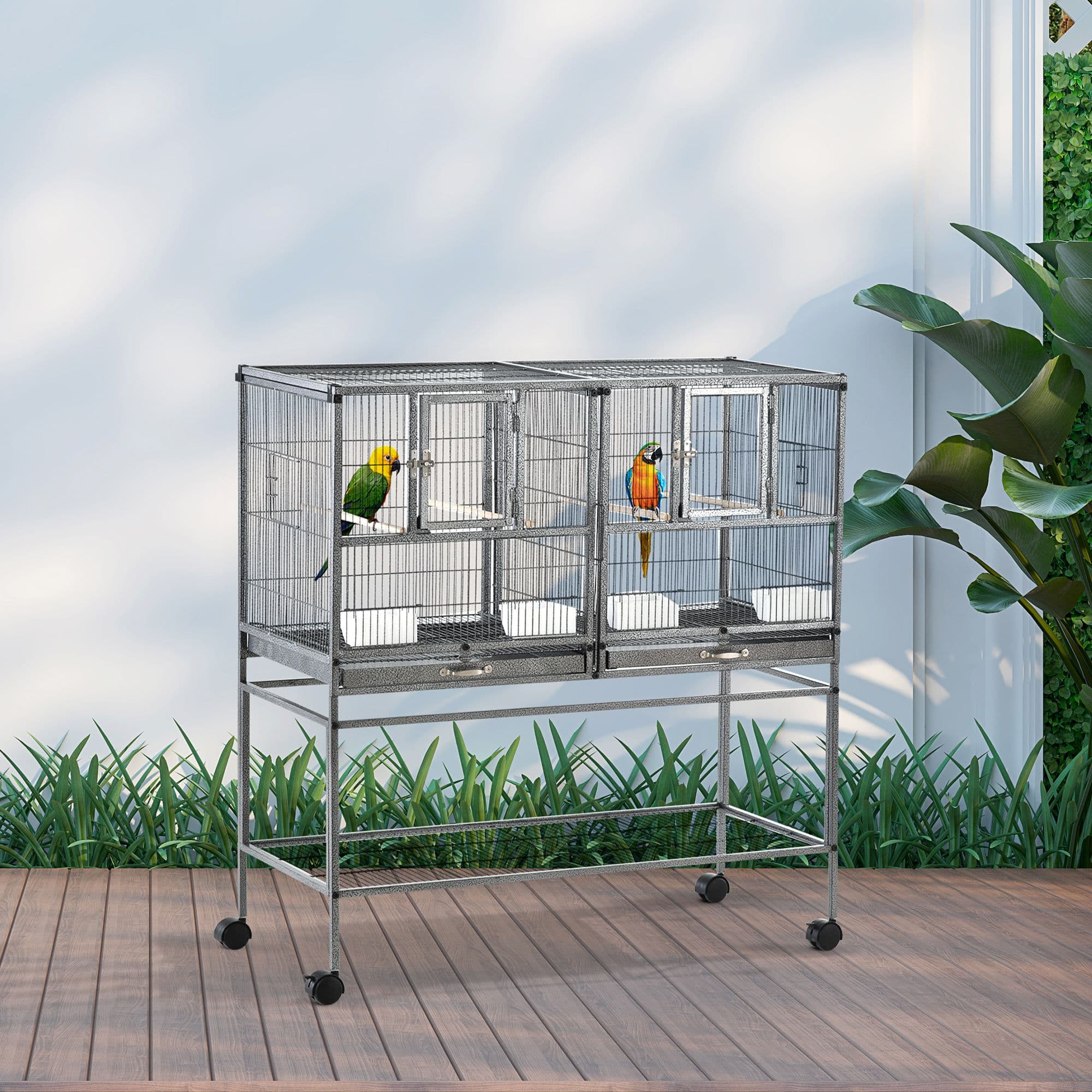 Large Bird Cage for Finch Canaries Parakeets Cockatiels