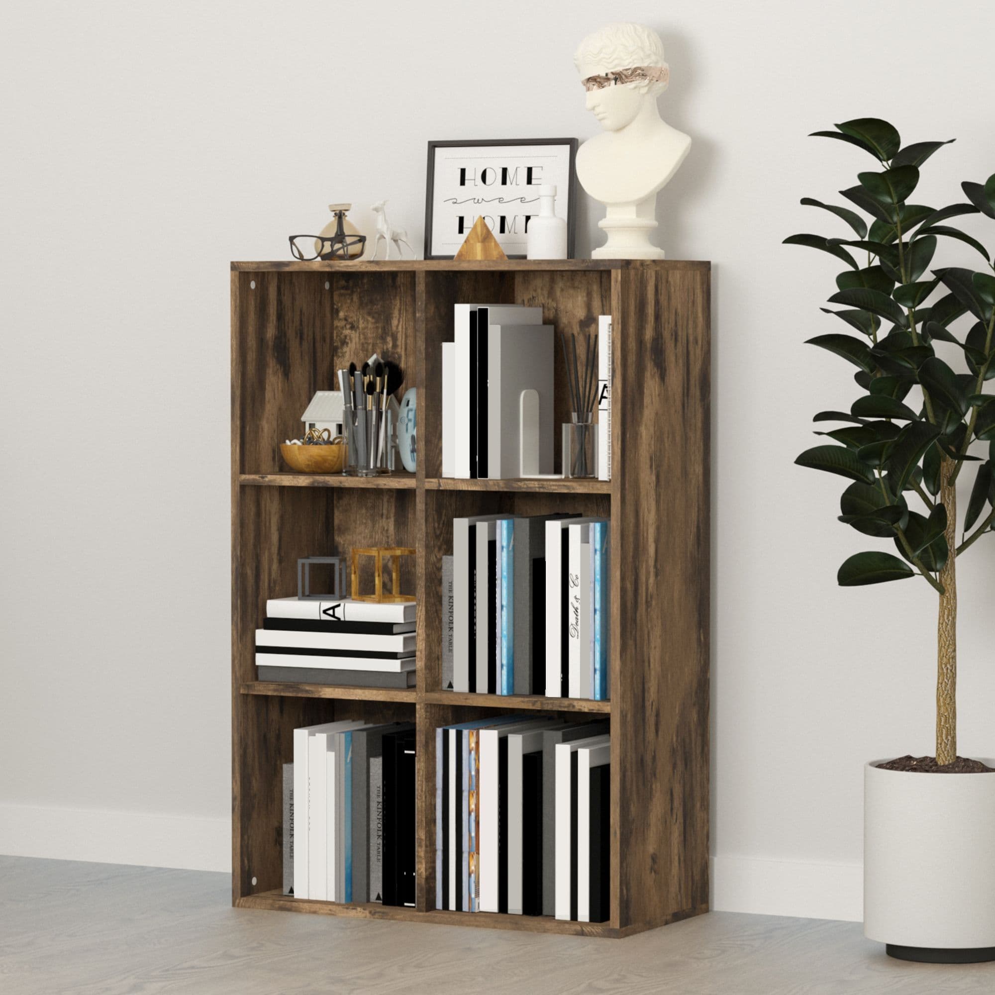 Cubic Cabinet Bookcase Storage Shelves Display Organiser