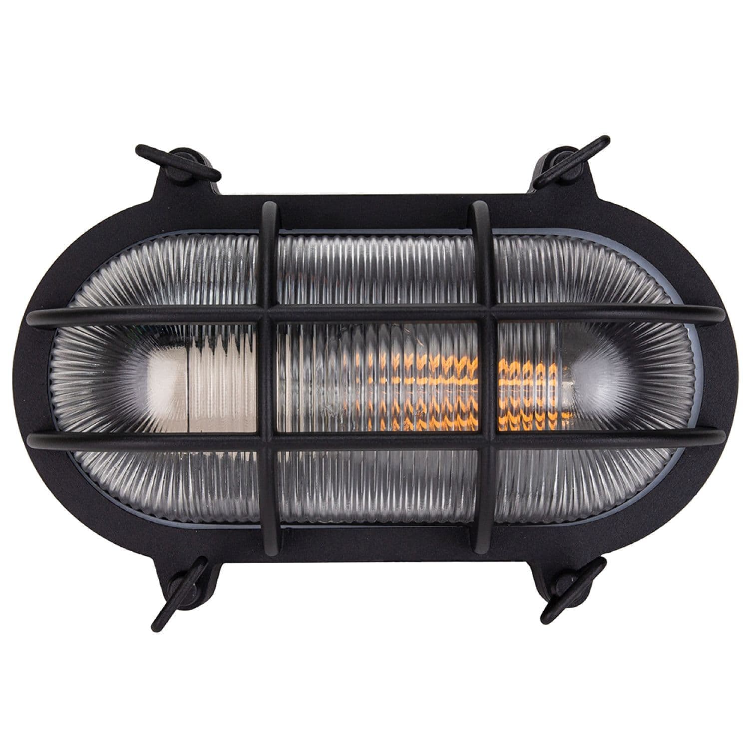 Industrial Nautical Marine Style Black Cast Aluminium Outdoor Bulkhead Light