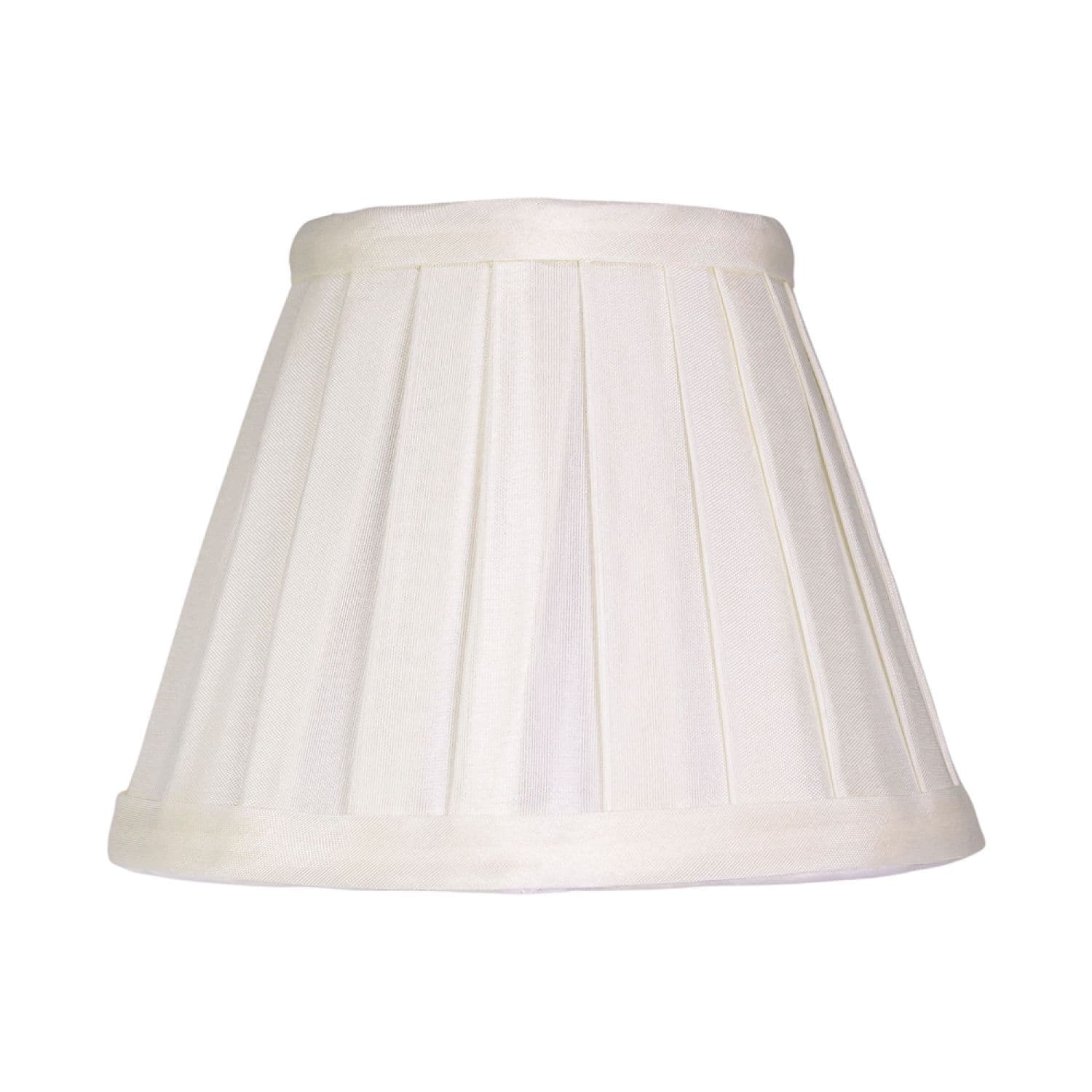 Traditional Classic Faux Silk Pleated Inner Lined Lamp Shade