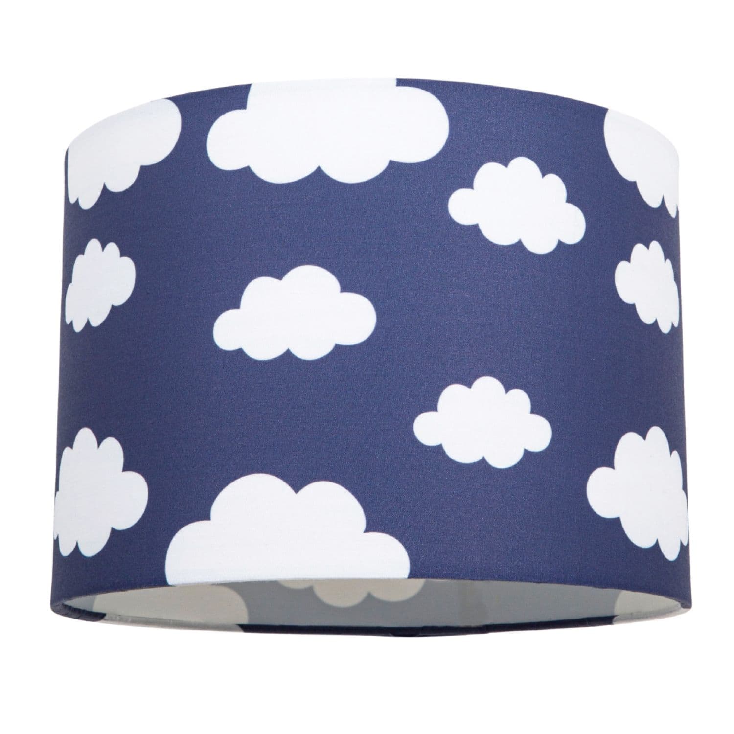 White Clouds Children's/Kids Cotton Fabric Bedroom Lamp or Pendant Shade