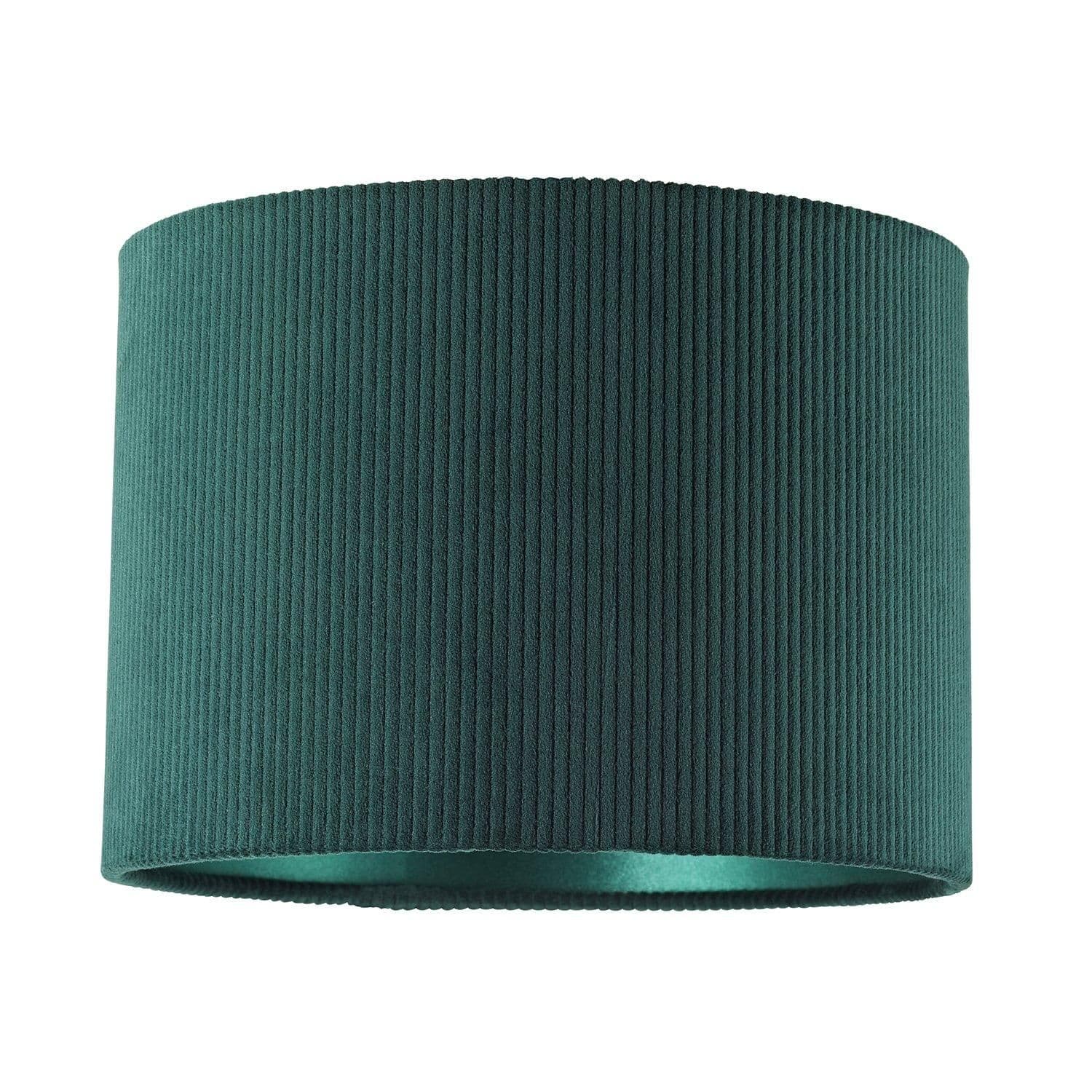 Soft Ribbed Corduroy Fabric Lamp Shade with Inner Matching Satin Lining