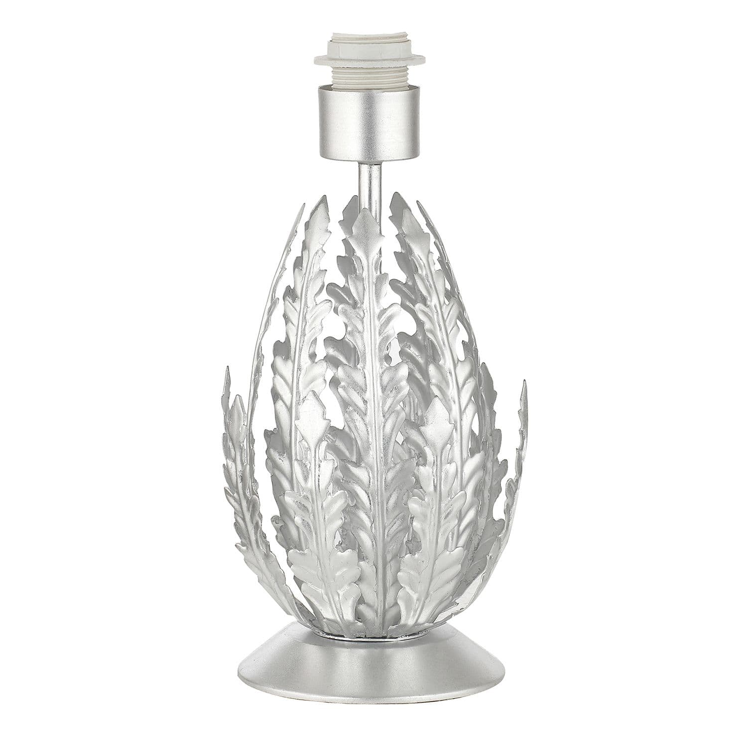 Contemporary and Unique Layered Leaf Table Lamp Base in Beautiful Foil Leaf