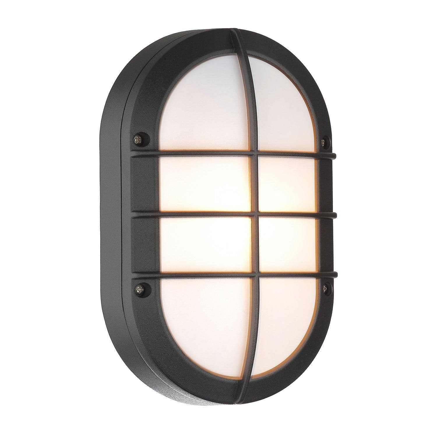 Industrial Designed Matt Black Die Cast Aluminium Outdoor Bulkhead Wall Light